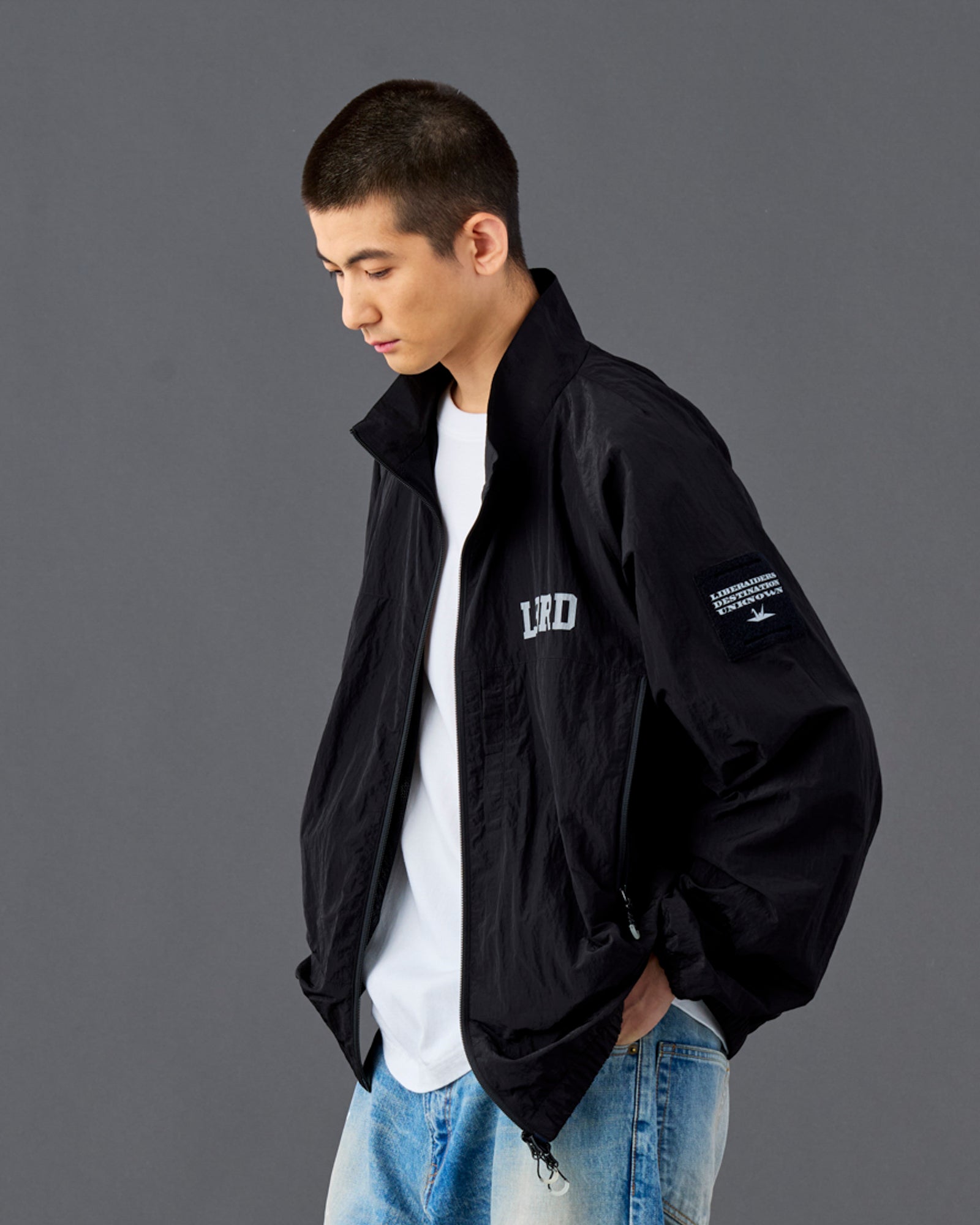 NYLON TRACK JACKET