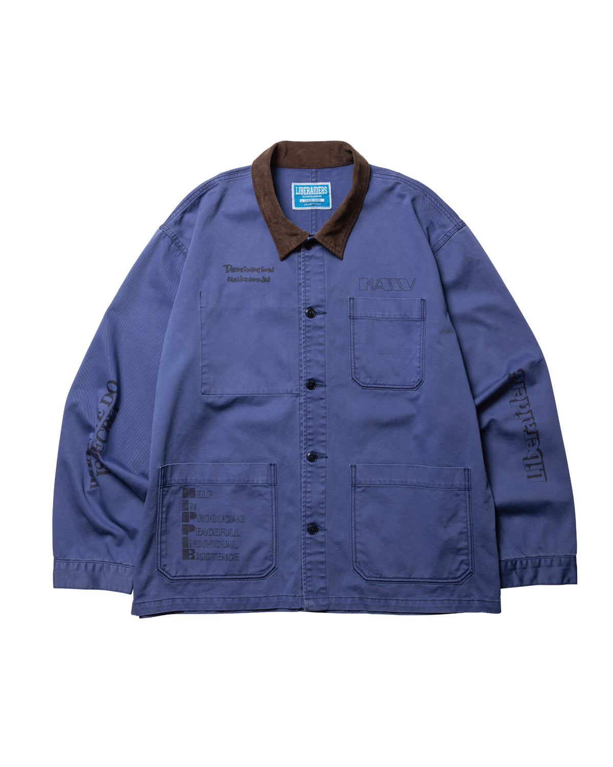 HANDWRITING PRINT COVERALL