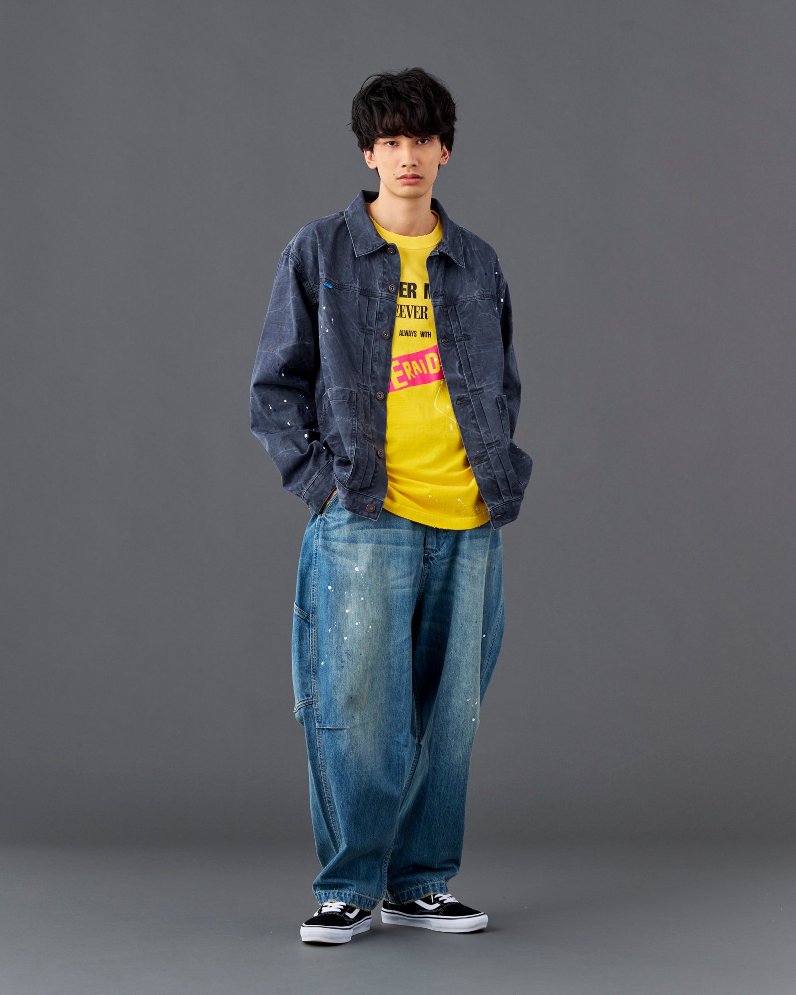 GARMENT DYED TRUCKER JACKET