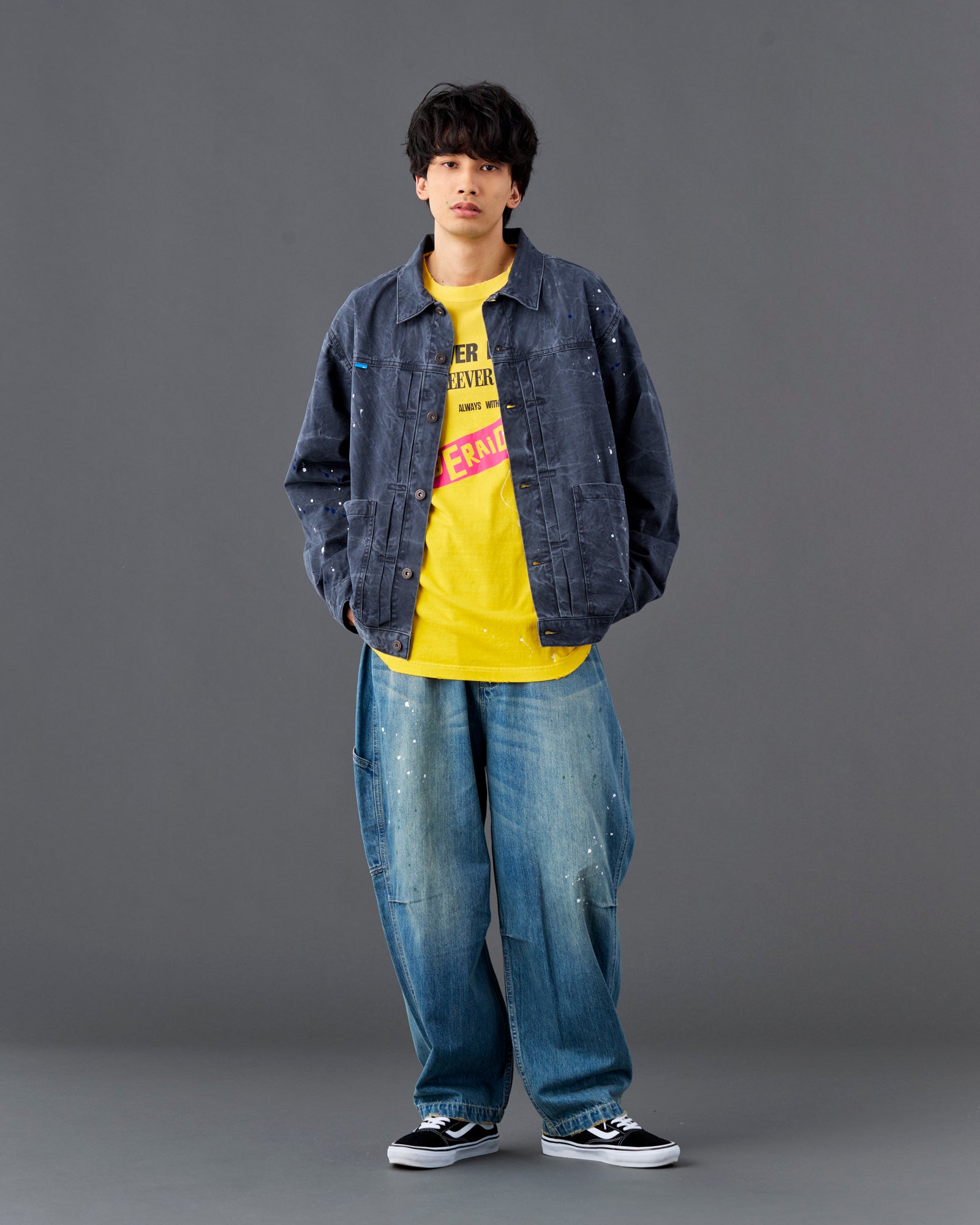 GARMENT DYED TRUCKER JACKET