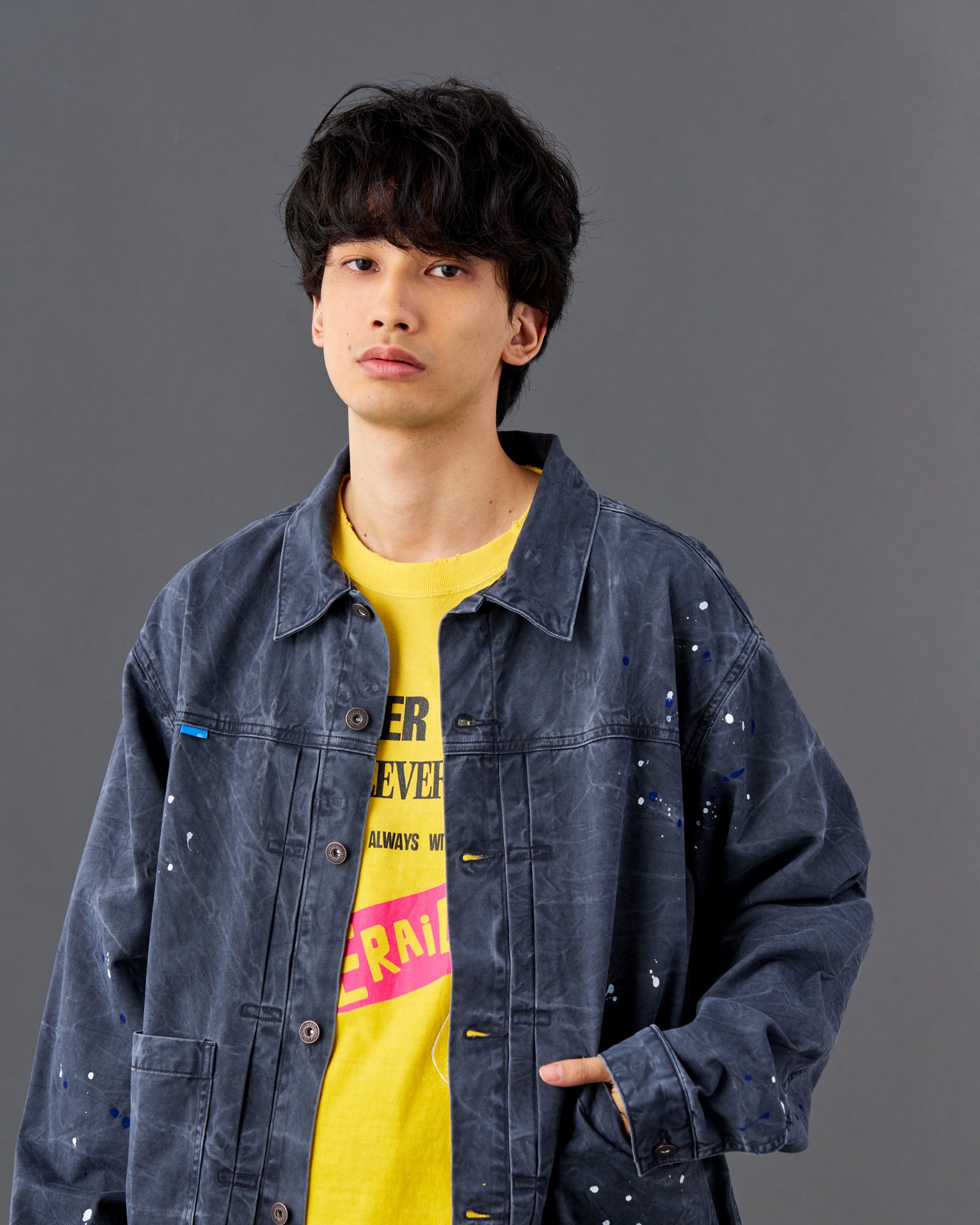 GARMENT DYED TRUCKER JACKET
