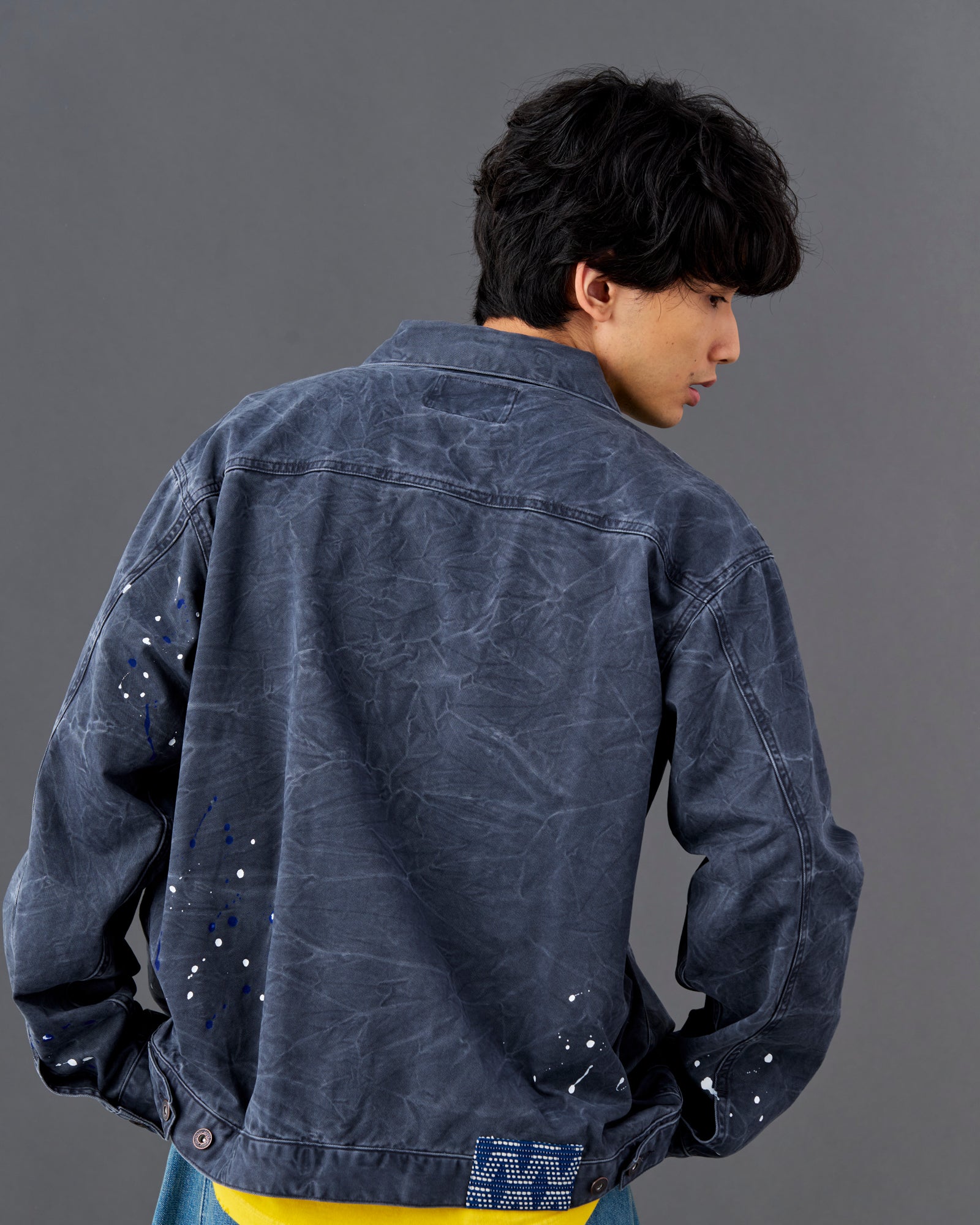 GARMENT DYED TRUCKER JACKET