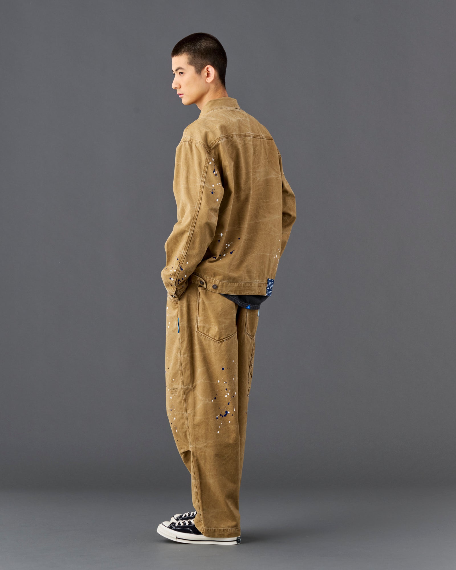 GARMENT DYED TRUCKER JACKET