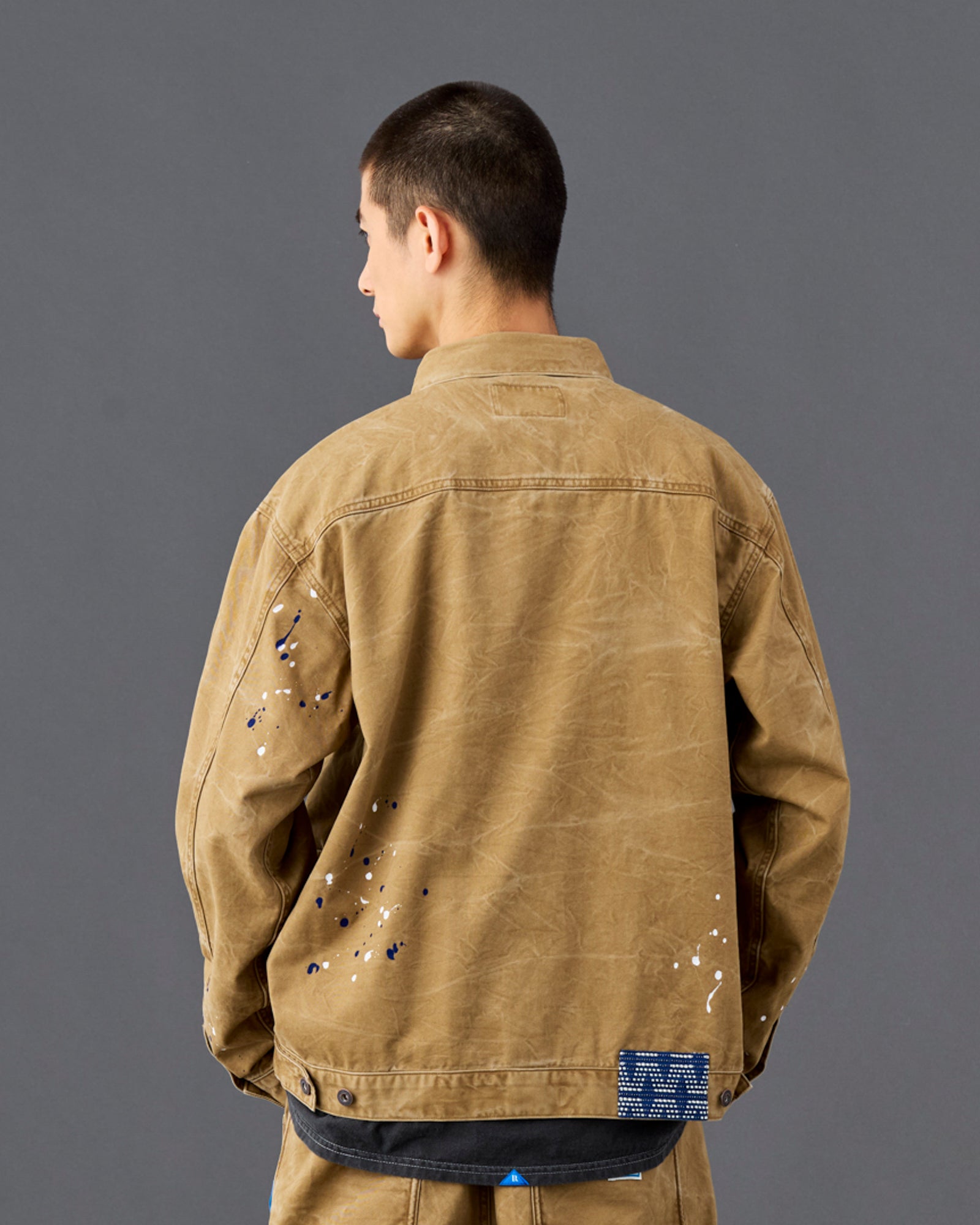 GARMENT DYED TRUCKER JACKET