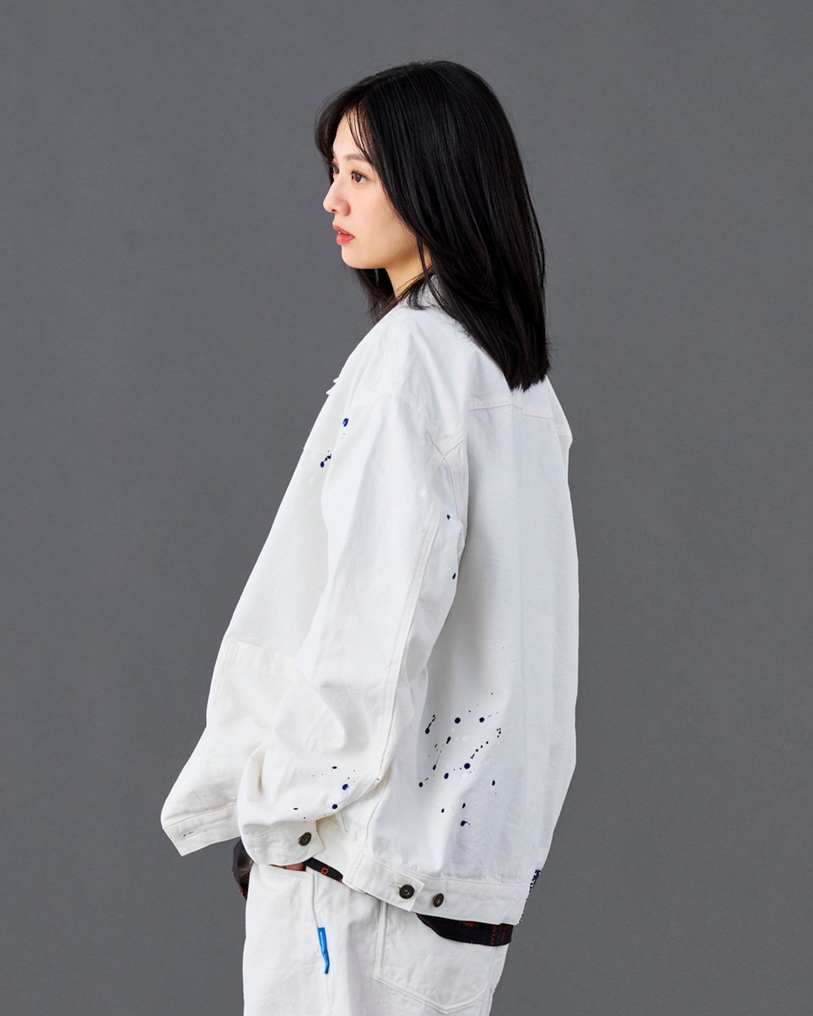 GARMENT DYED TRUCKER JACKET