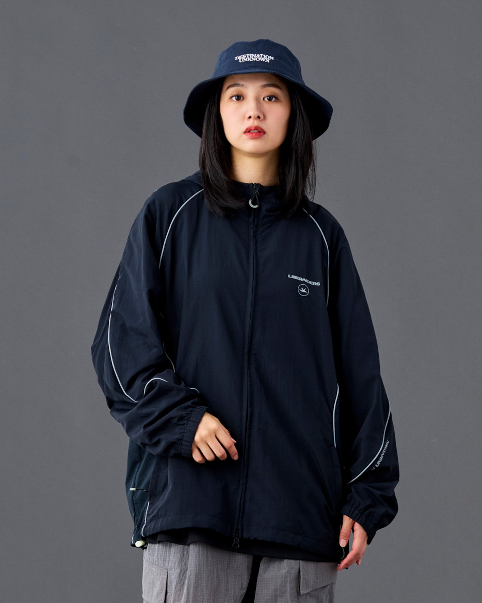 SUPPLEX NYLON ZIP PARKA