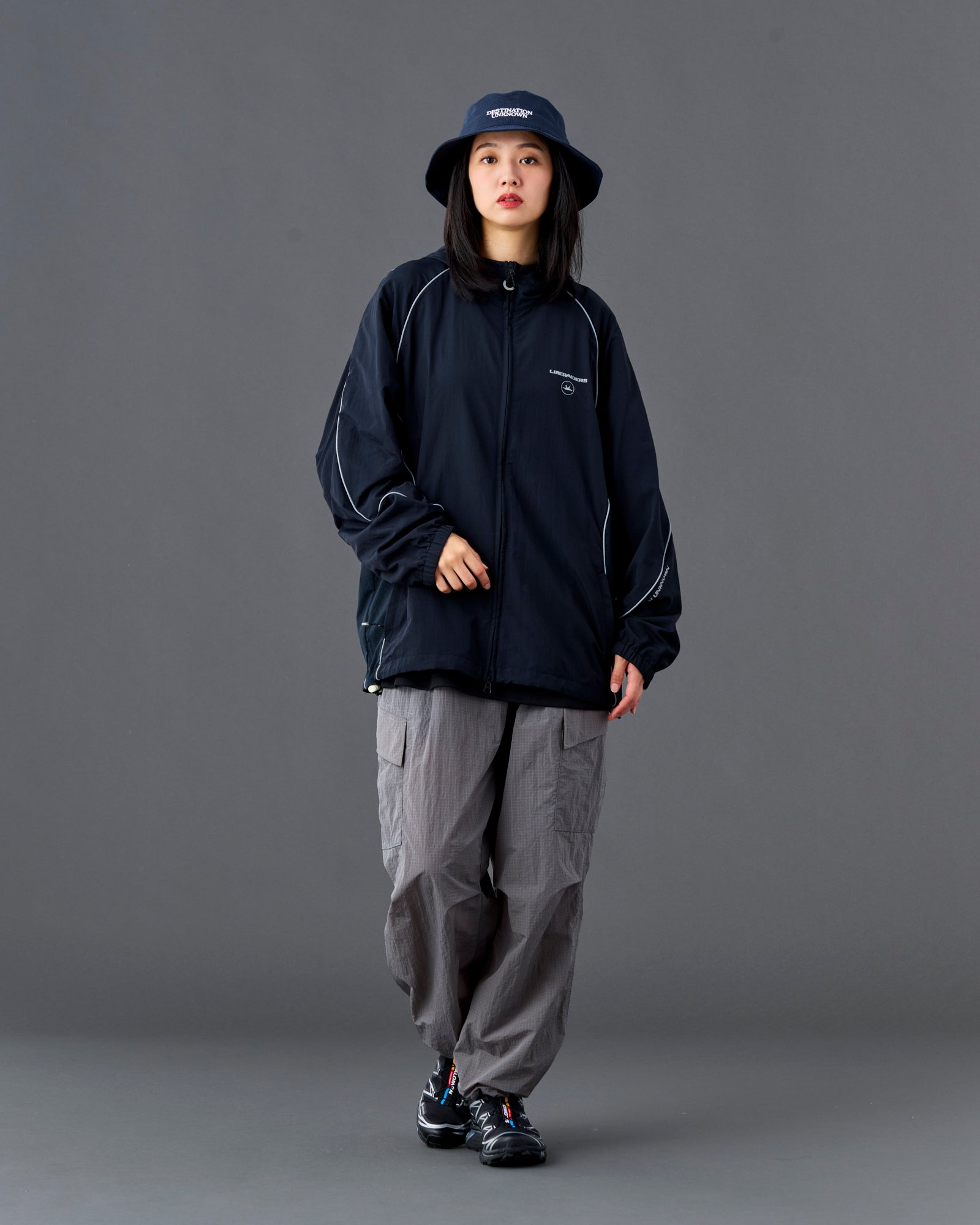 SUPPLEX NYLON ZIP PARKA
