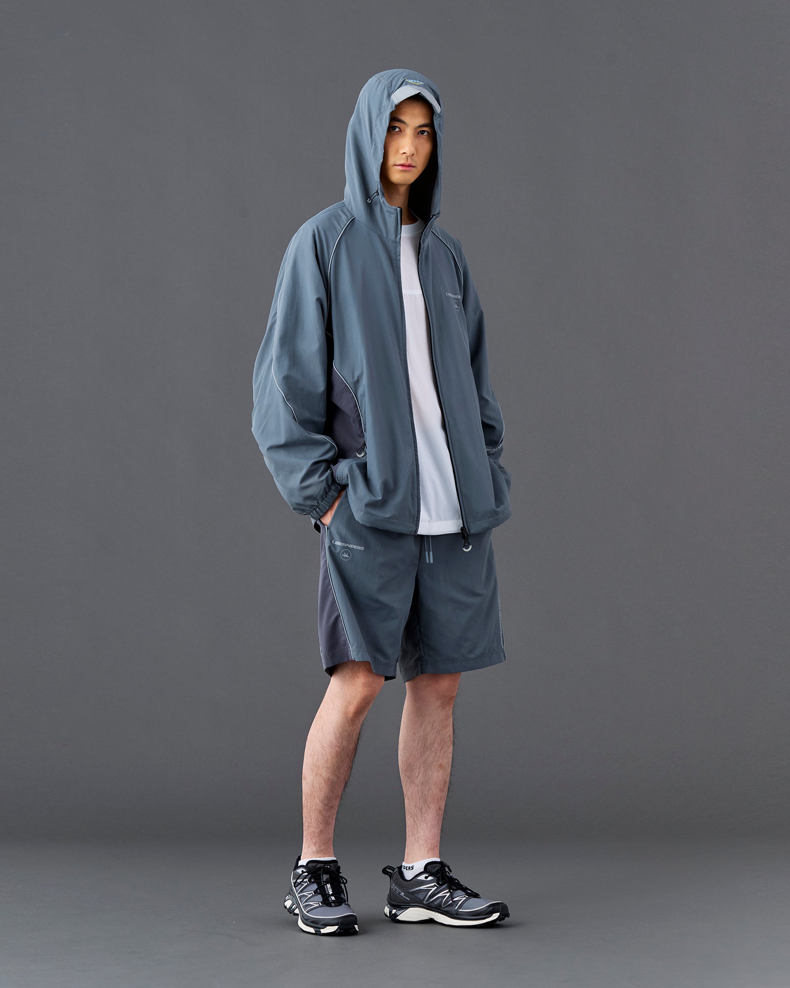 SUPPLEX NYLON ZIP PARKA