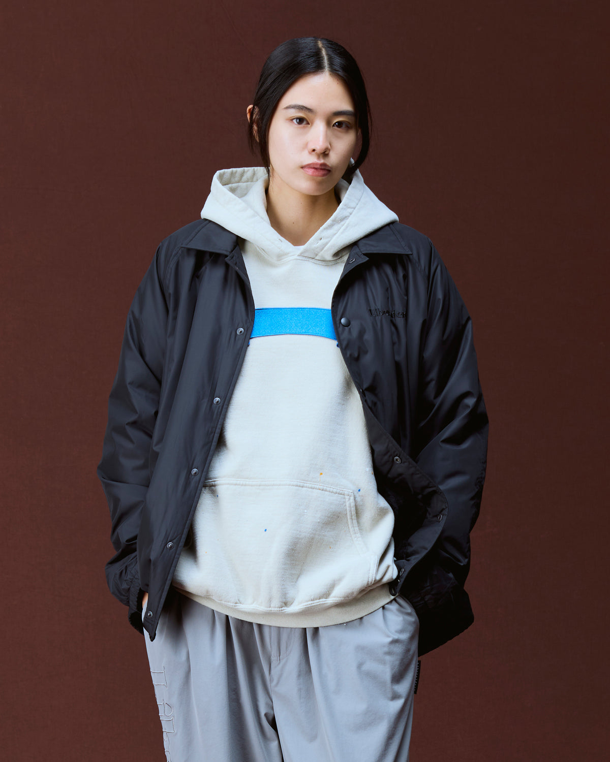 FLEECE LINER COACH JACKET