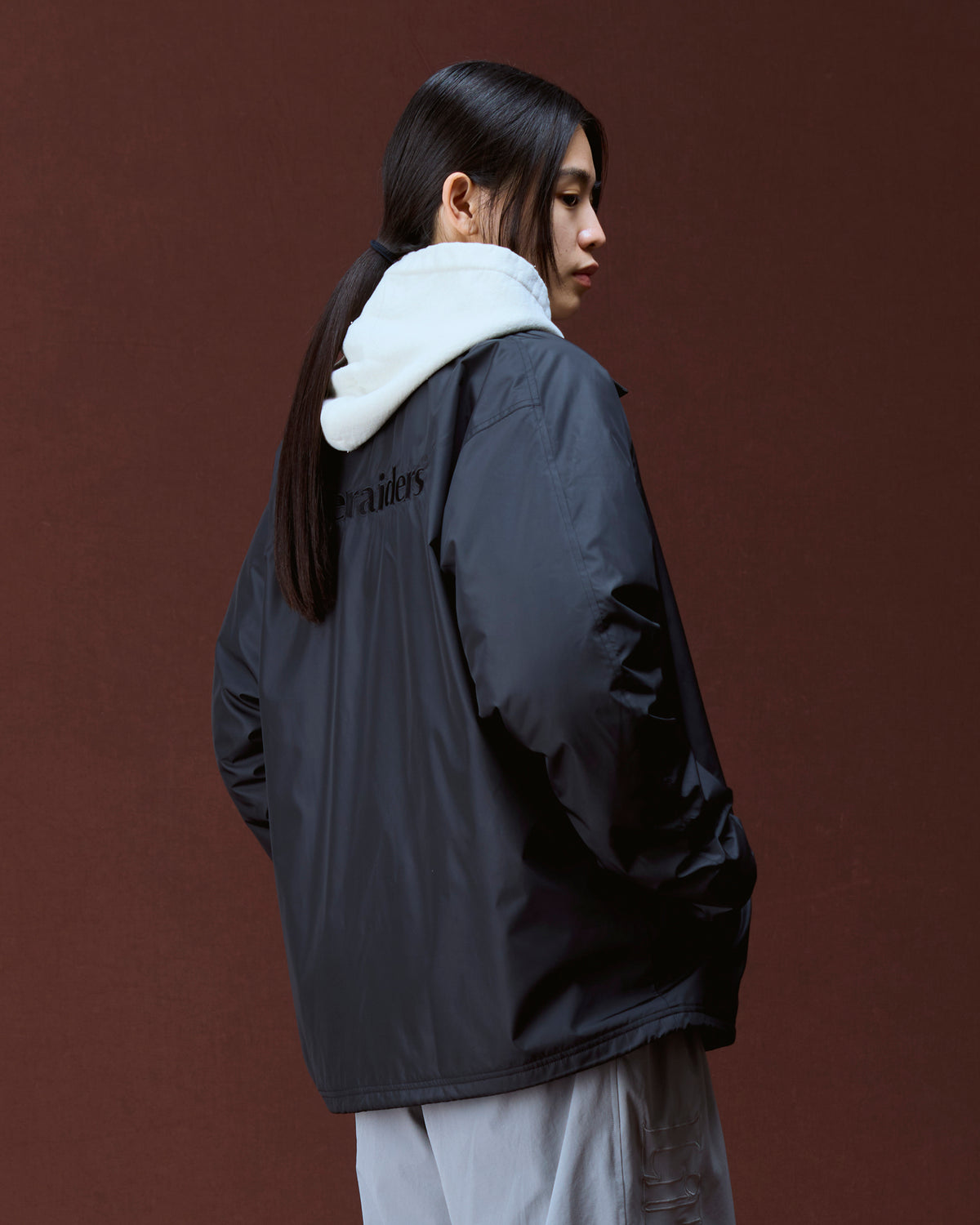 FLEECE LINER COACH JACKET