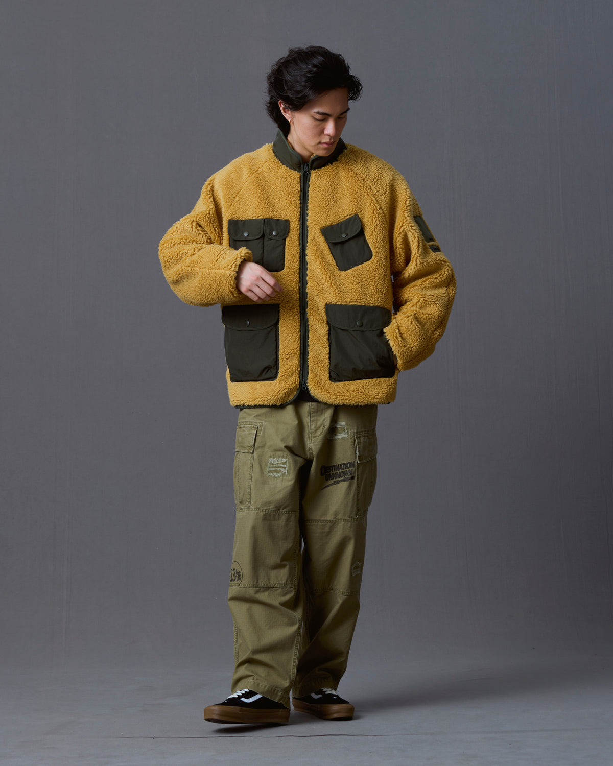 UTILITY PILE FLEECE ZIP JACKET