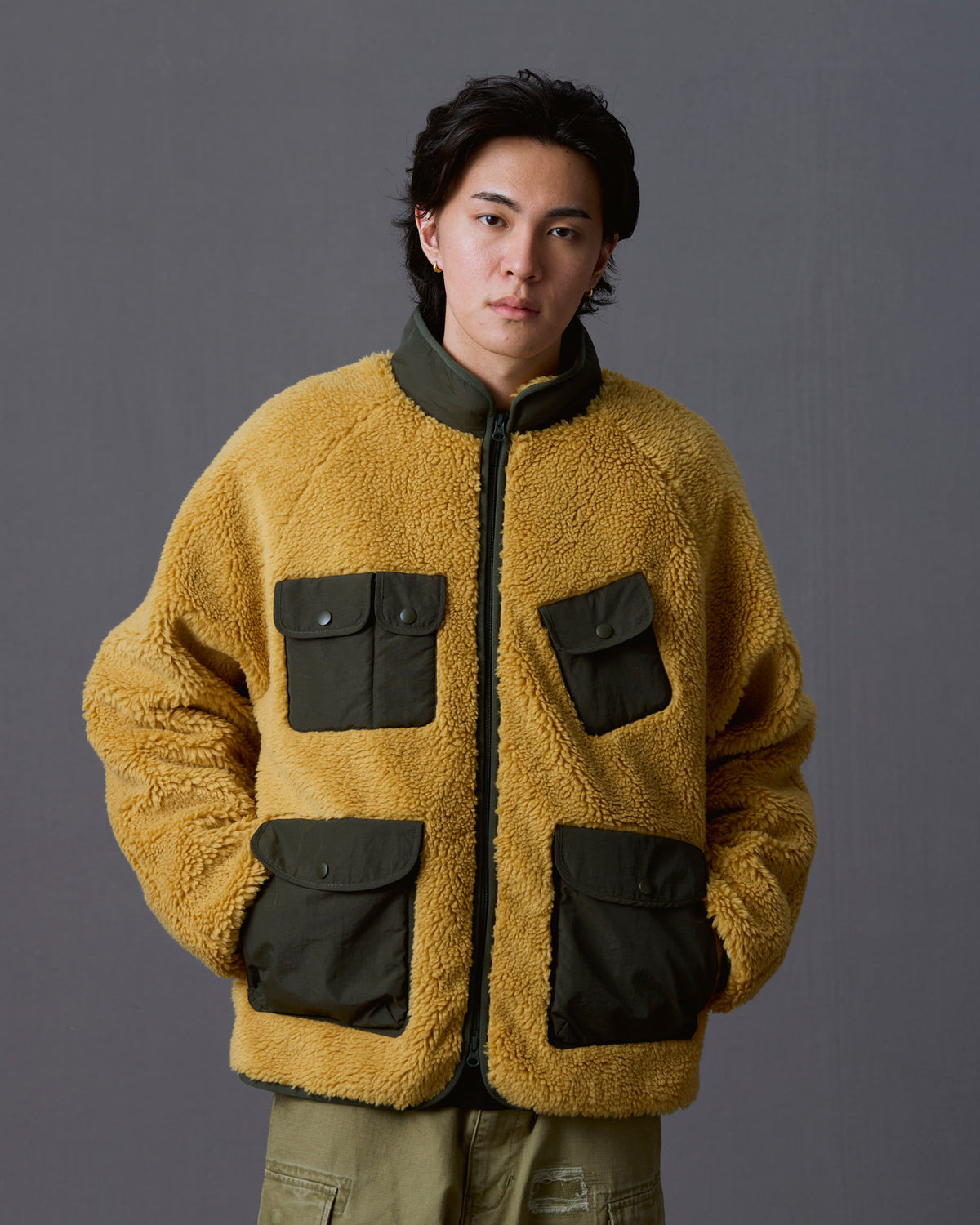 UTILITY PILE FLEECE ZIP JACKET