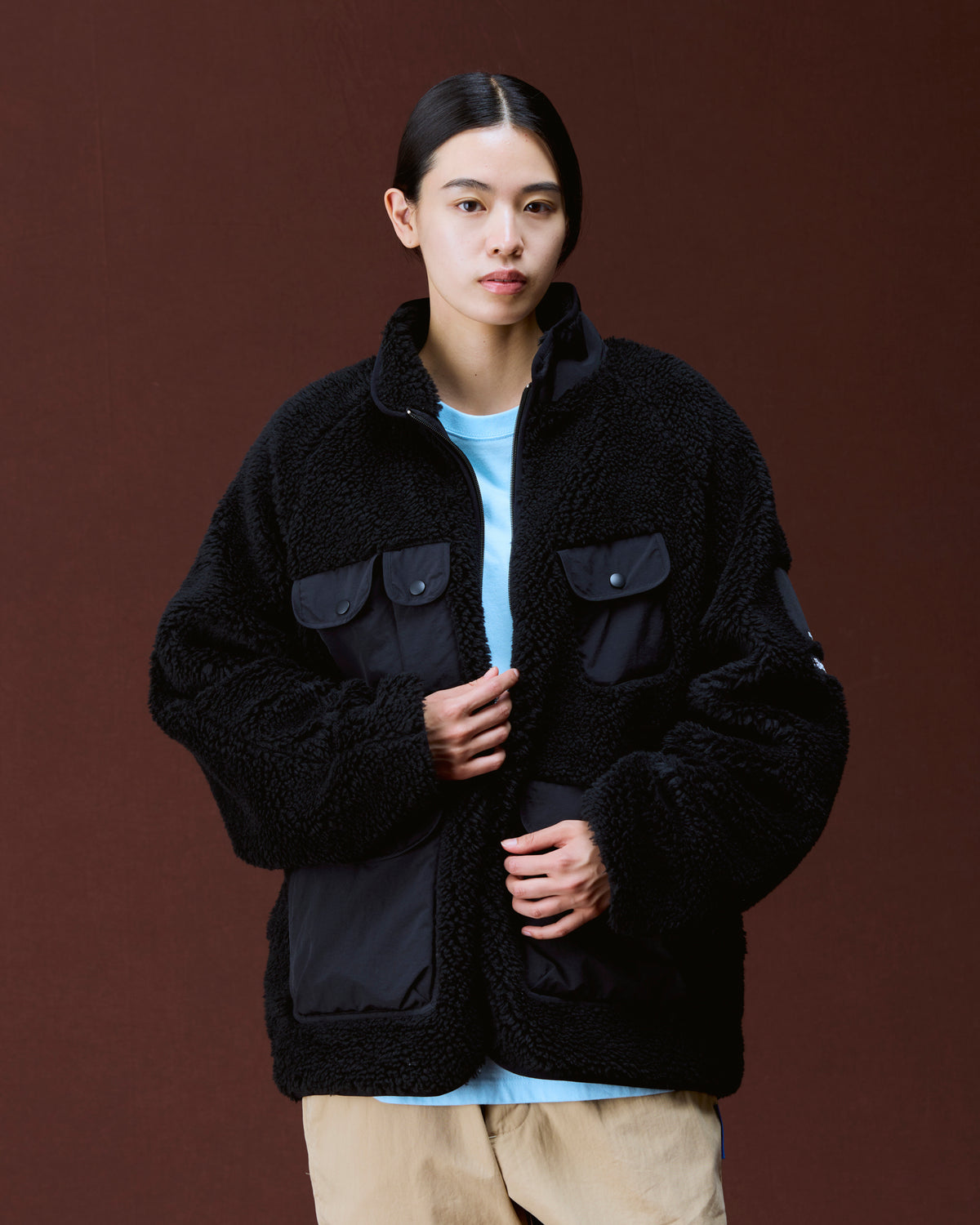 UTILITY PILE FLEECE ZIP JACKET