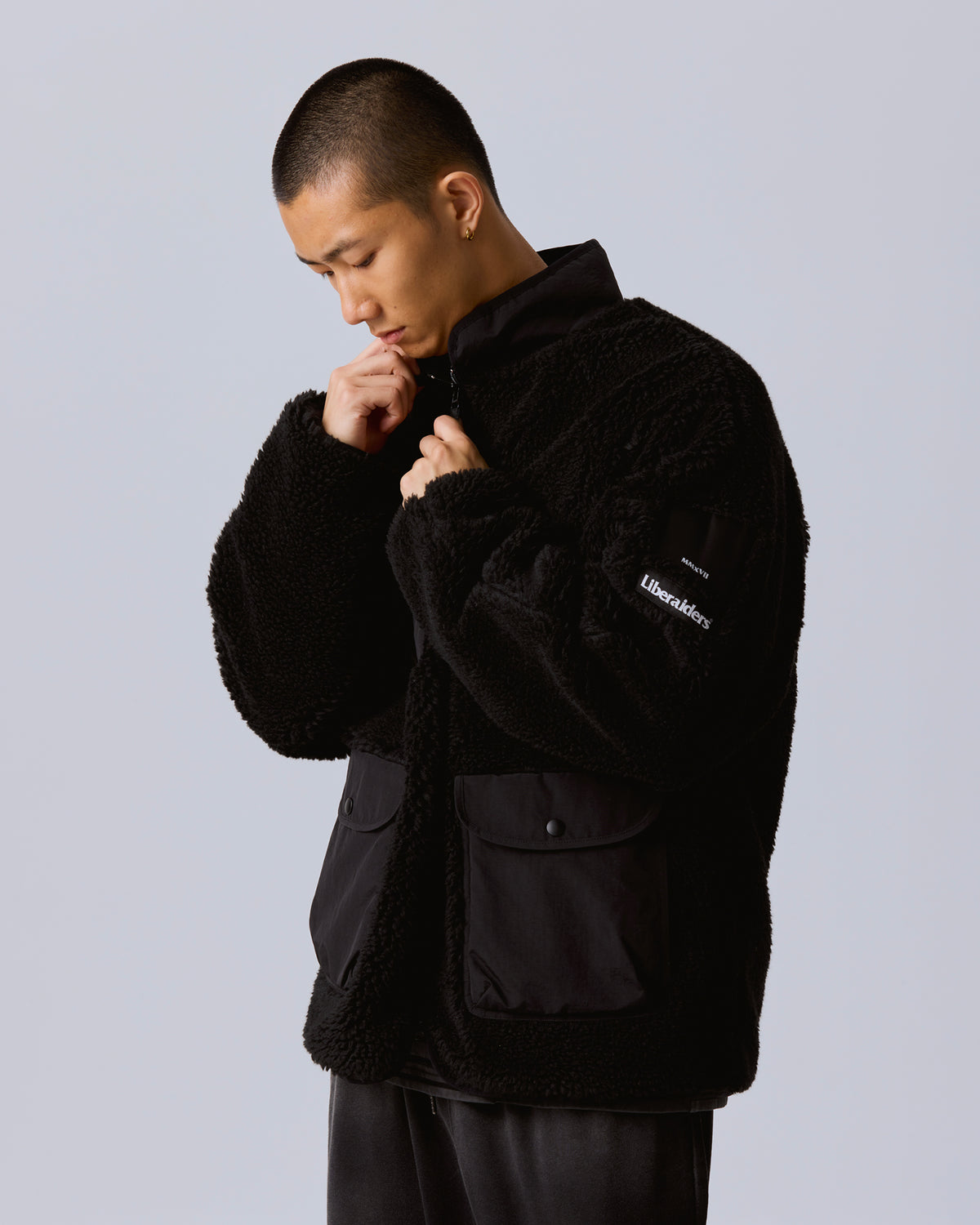 UTILITY PILE FLEECE ZIP JACKET
