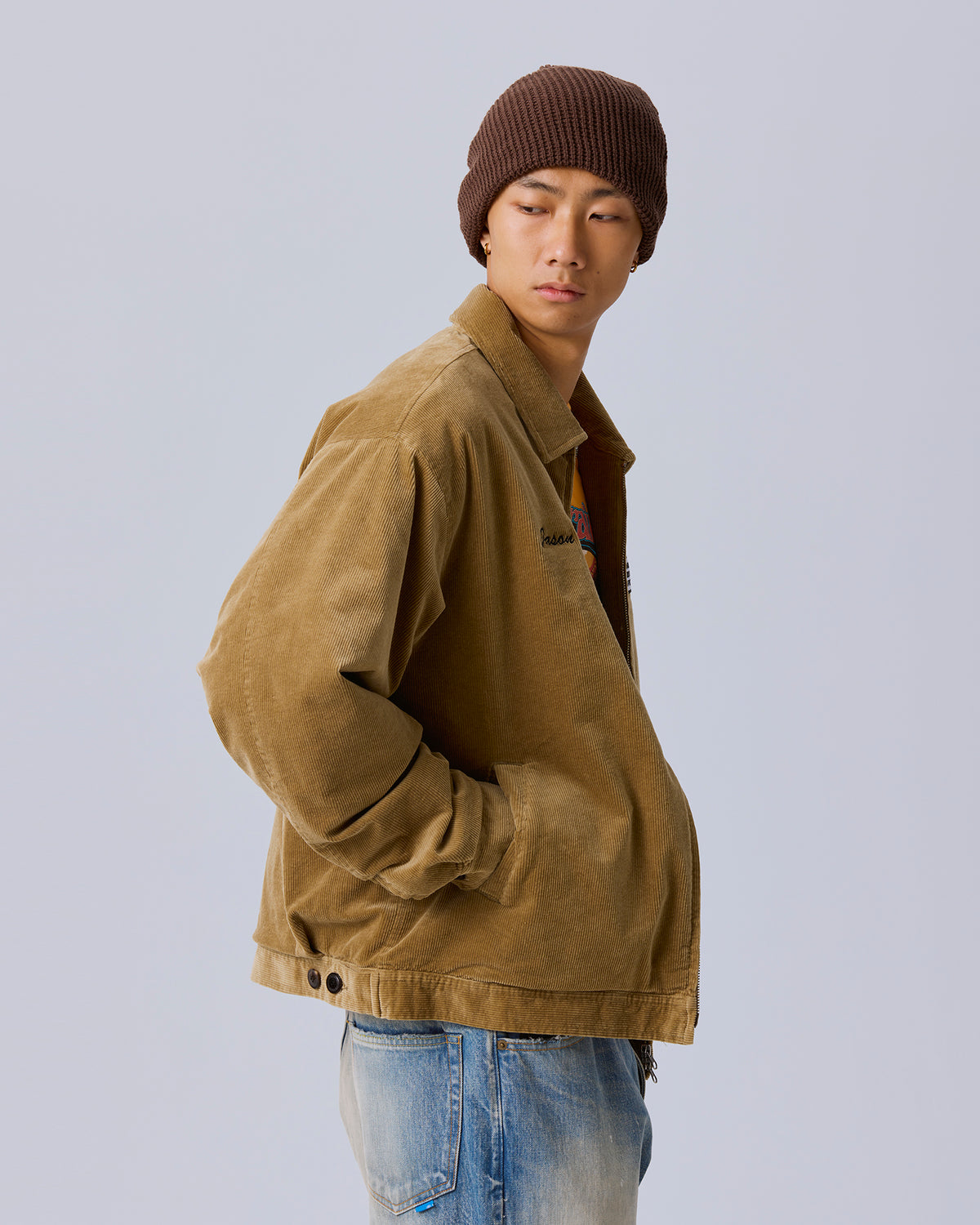 CORDUROY ZIP JACKET