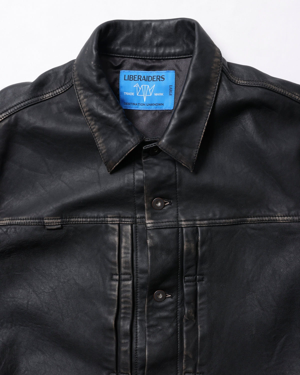 WASHED LEATHER JACKET