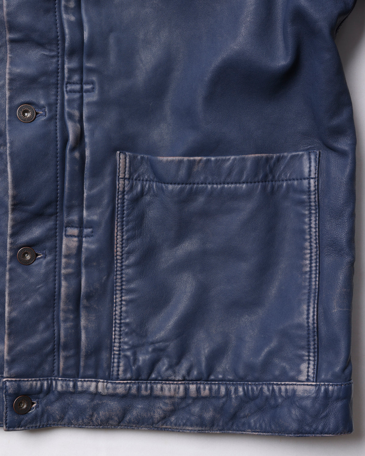 WASHED LEATHER JACKET