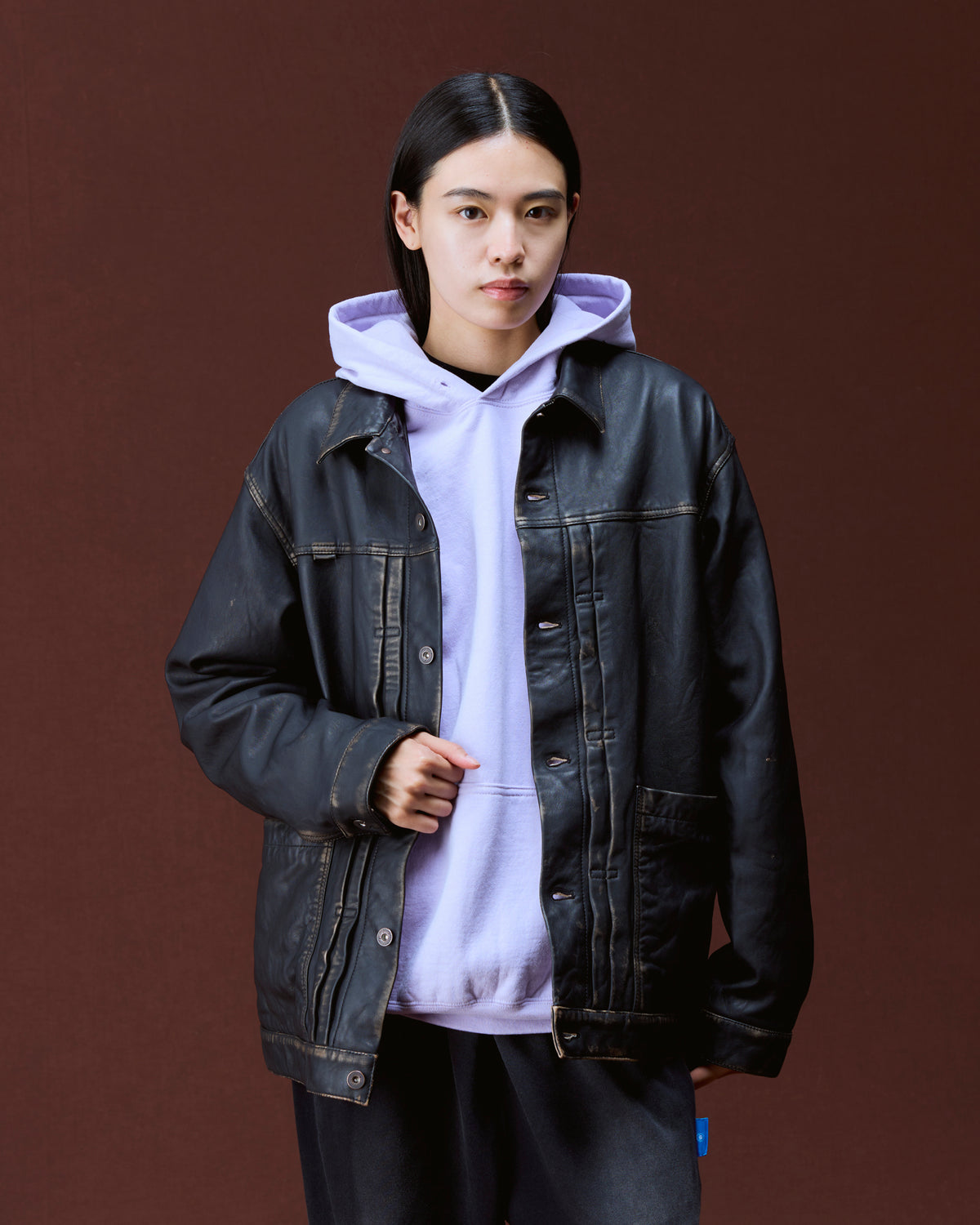 WASHED LEATHER JACKET