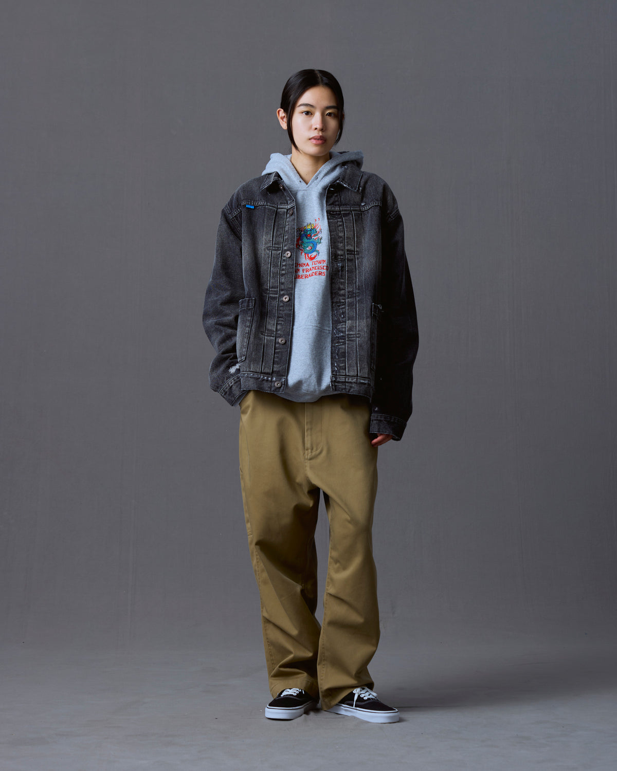 DAMAGED DENIM TRUCKER JACKET