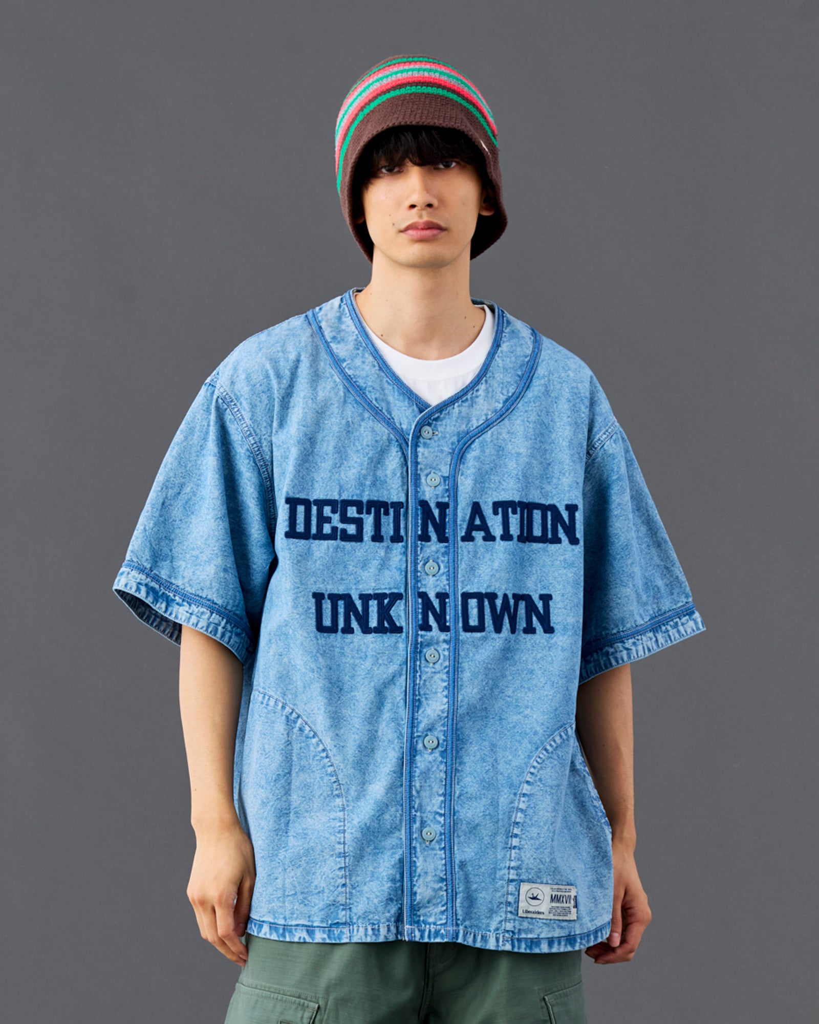 CHAMBRAY BASEBALL SHIRT