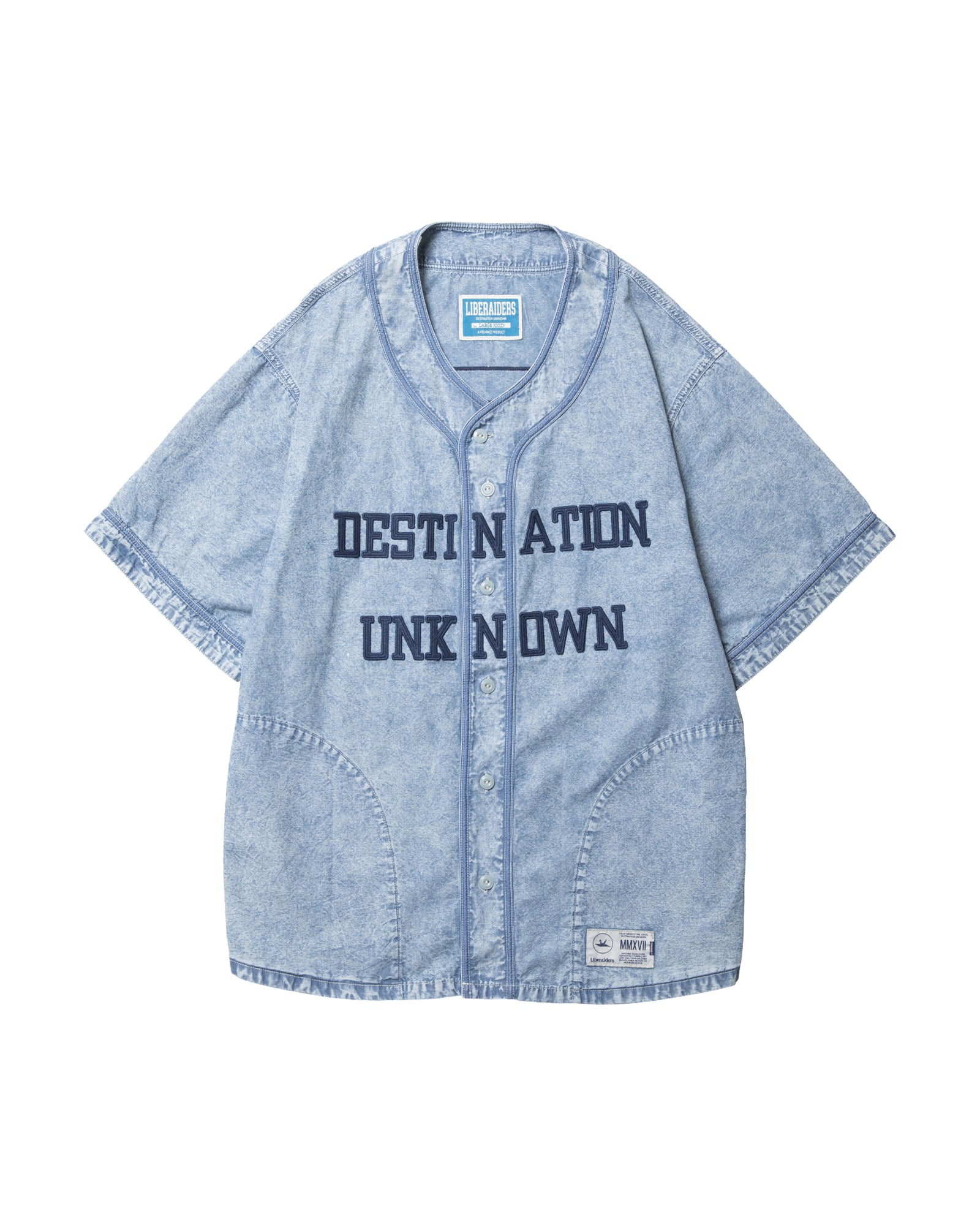 CHAMBRAY BASEBALL SHIRT