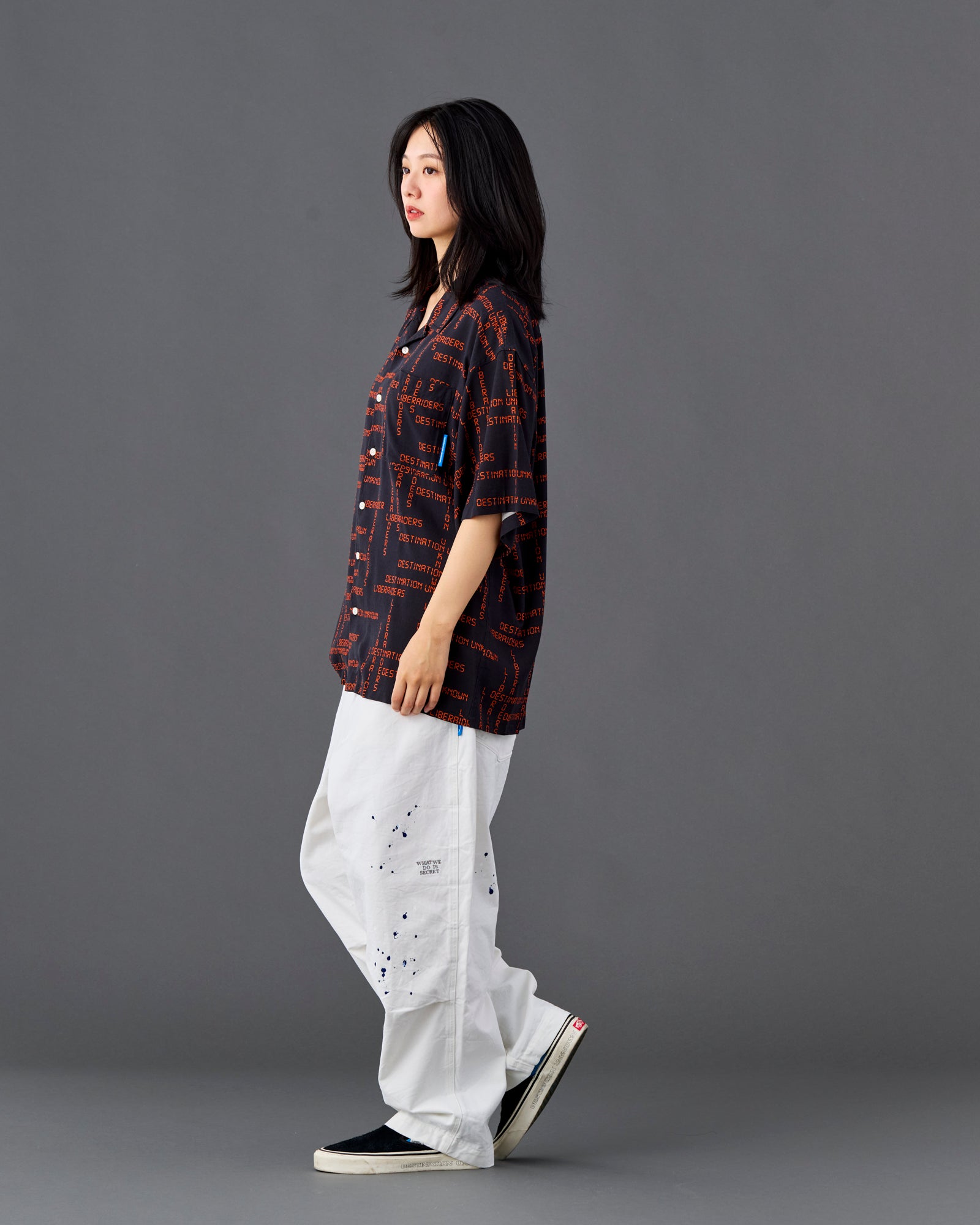 DIGITAL LOGO RAYON S/S SHIRT