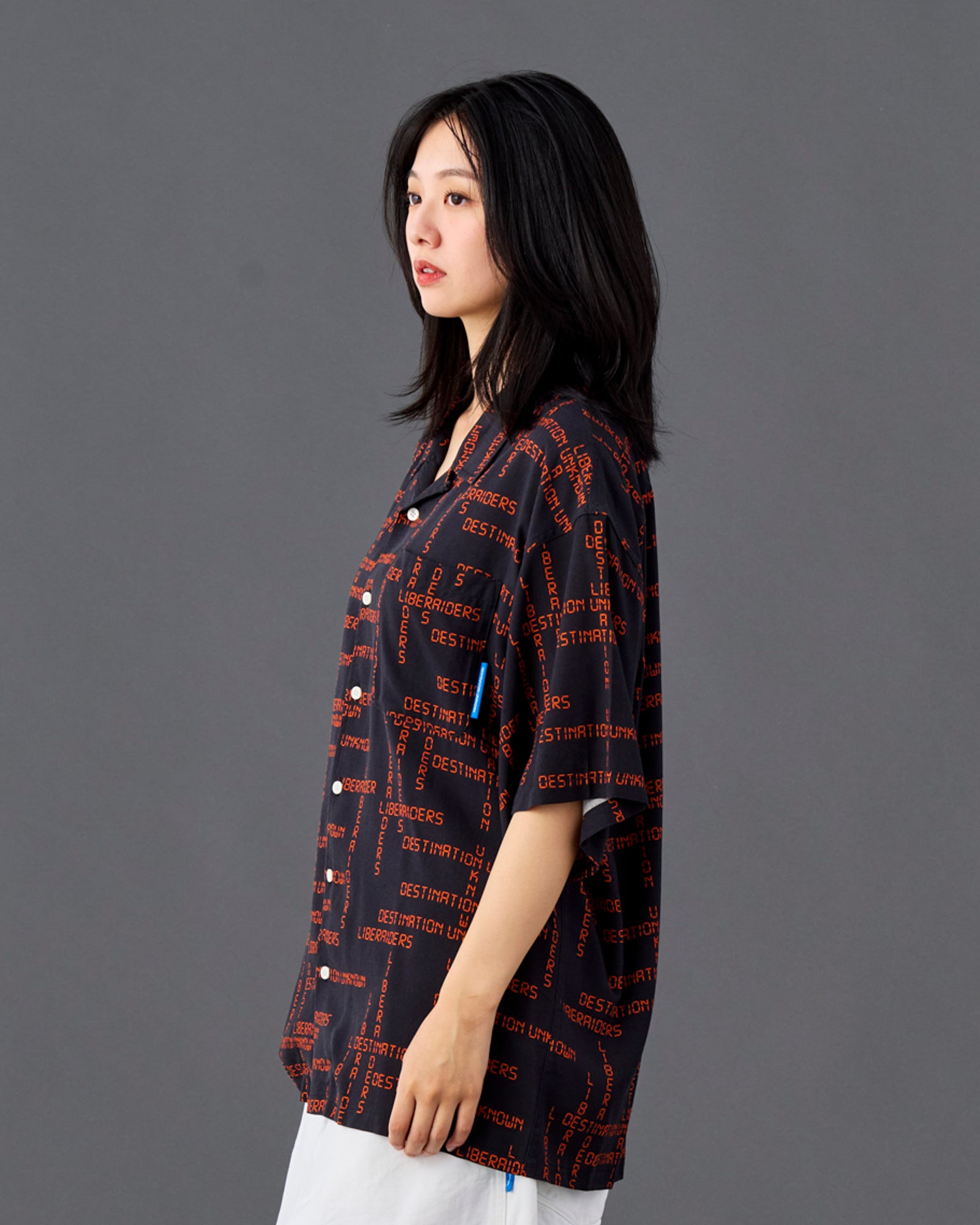 DIGITAL LOGO RAYON S/S SHIRT