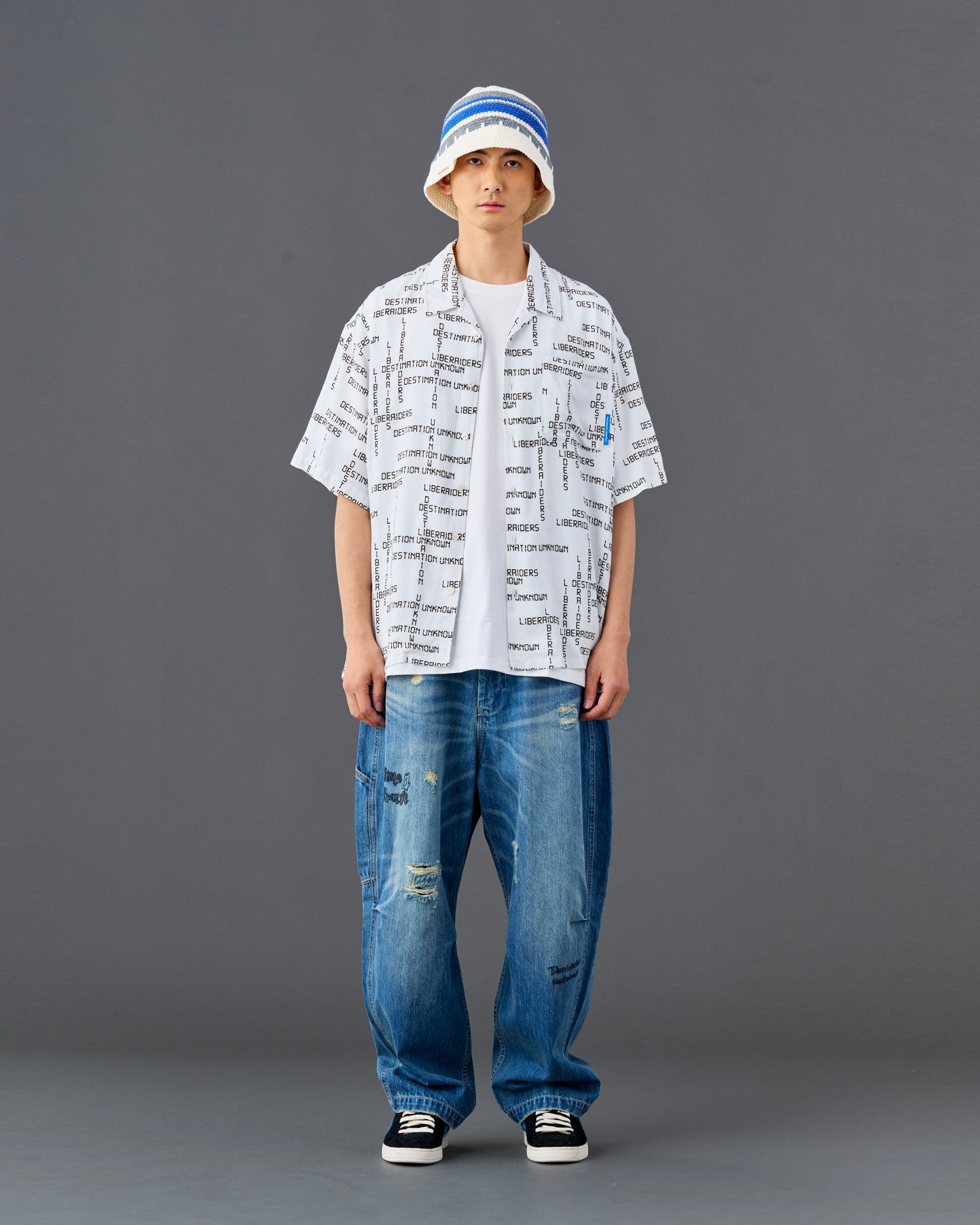 DIGITAL LOGO RAYON S/S SHIRT