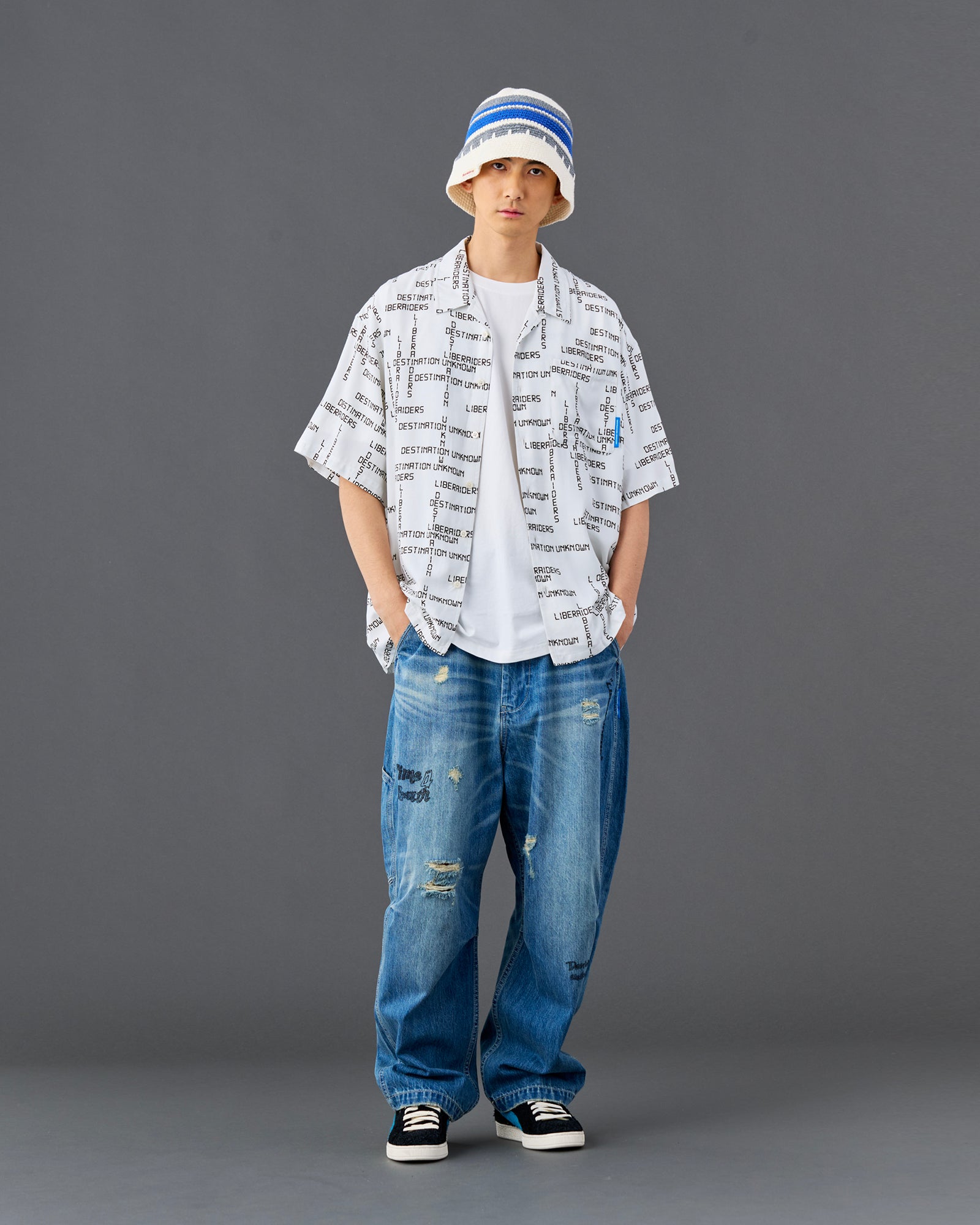 DIGITAL LOGO RAYON S/S SHIRT