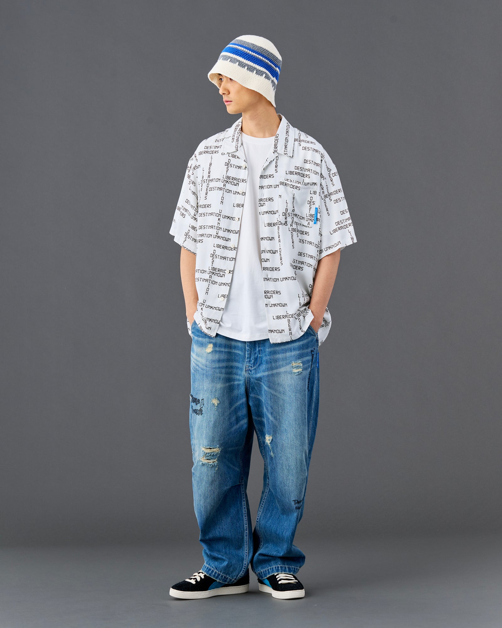 DIGITAL LOGO RAYON S/S SHIRT