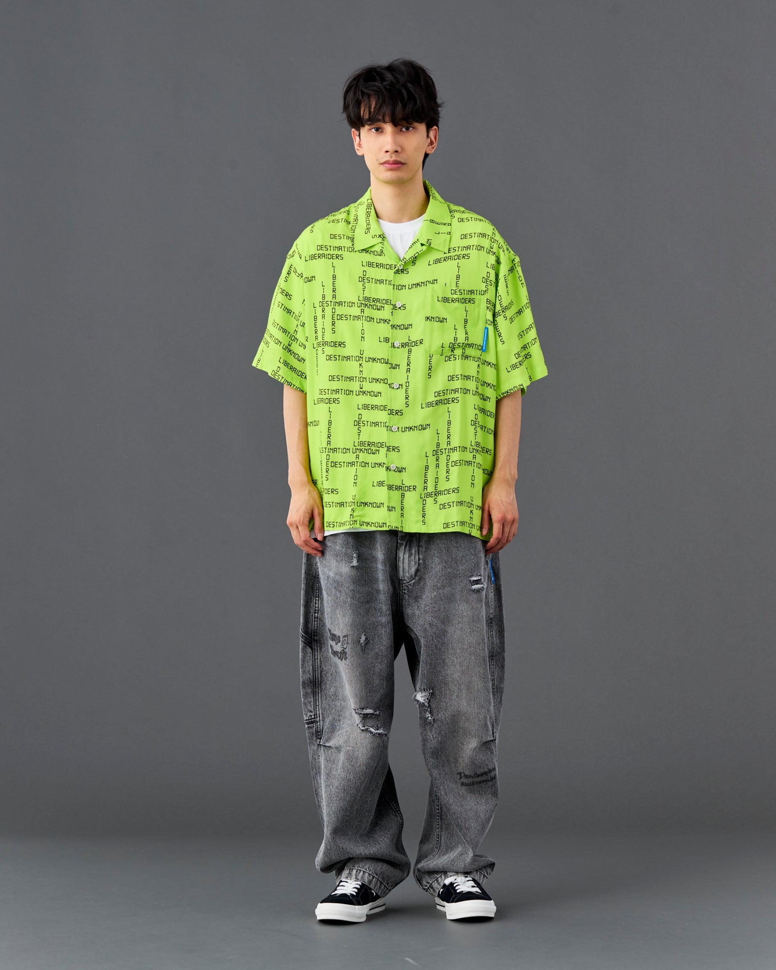 DIGITAL LOGO RAYON S/S SHIRT