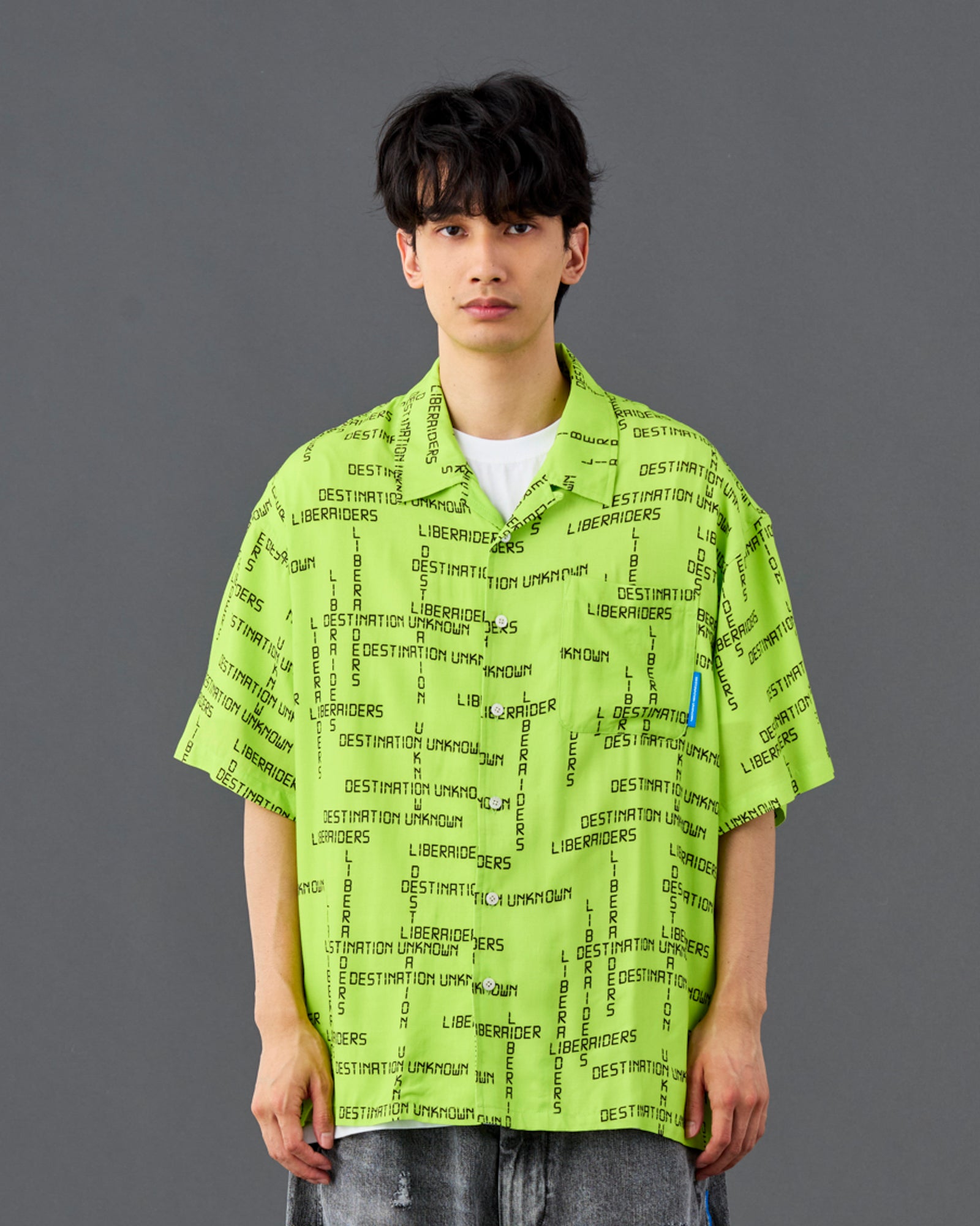 DIGITAL LOGO RAYON S/S SHIRT