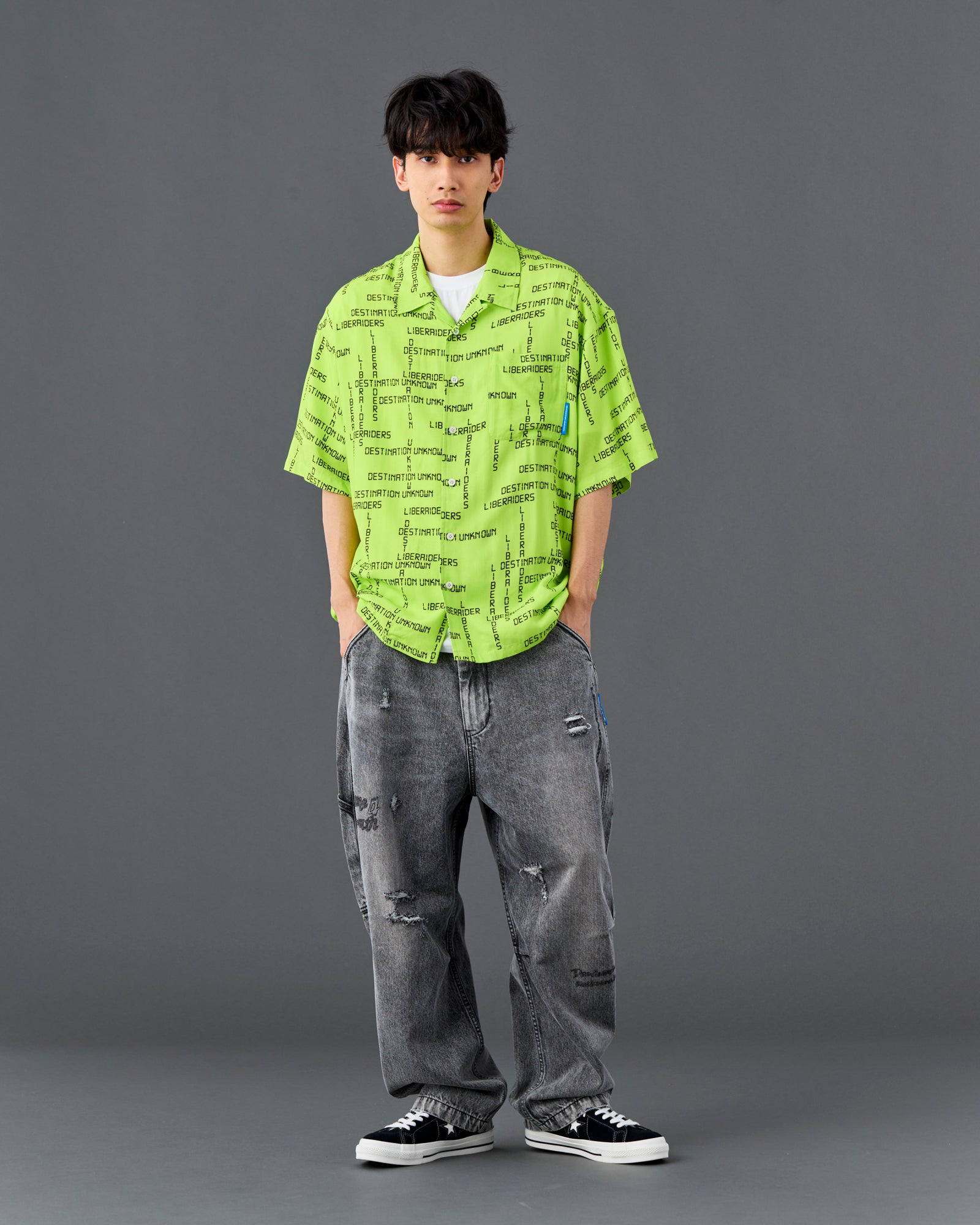DIGITAL LOGO RAYON S/S SHIRT
