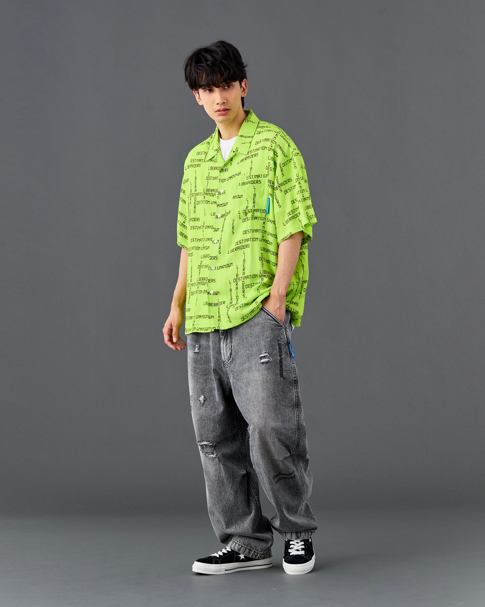 DIGITAL LOGO RAYON S/S SHIRT