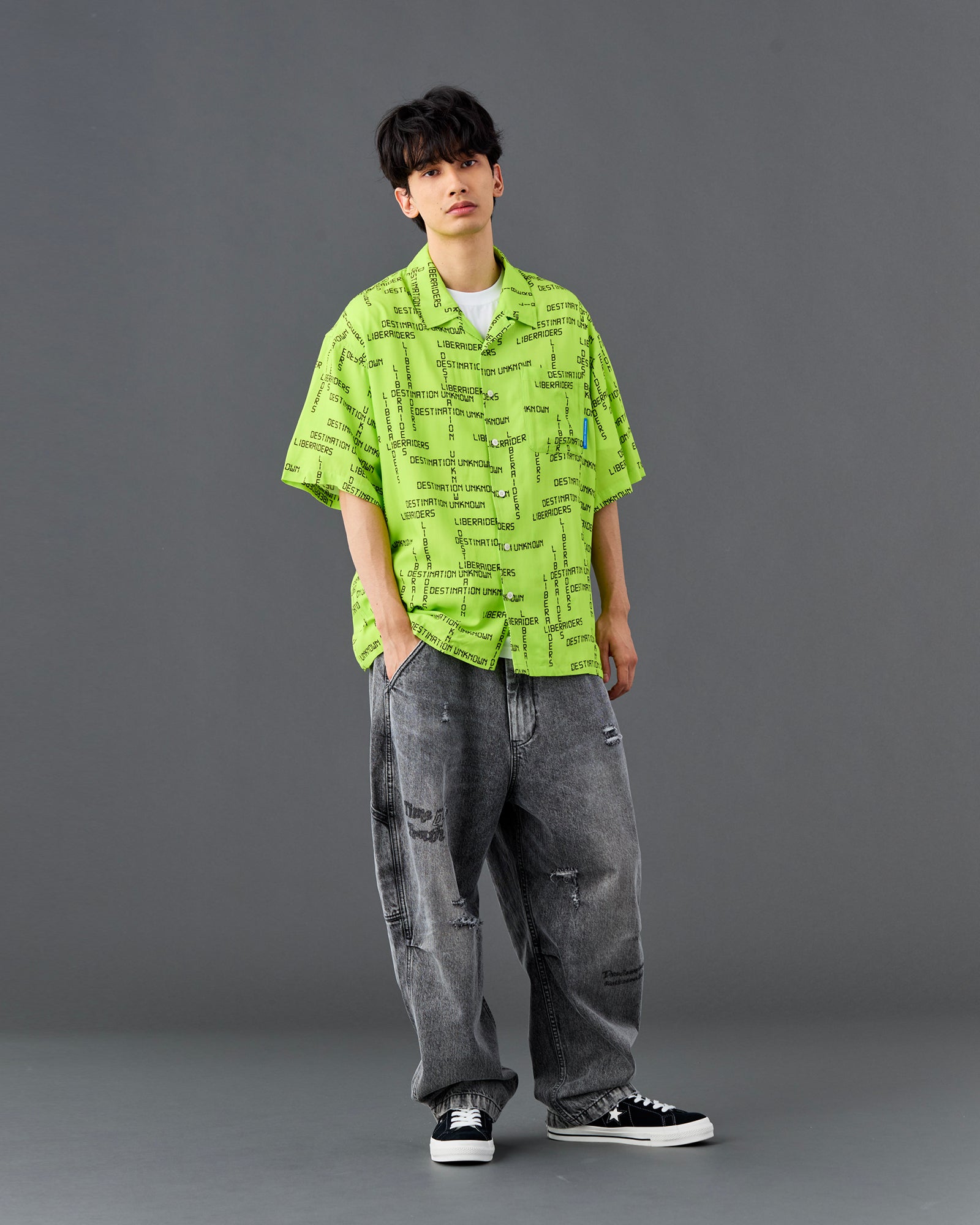 DIGITAL LOGO RAYON S/S SHIRT