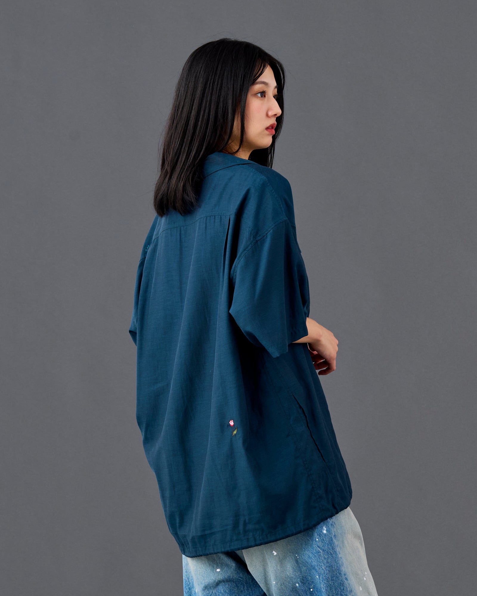 COTTON RAYON S/S SHIRT