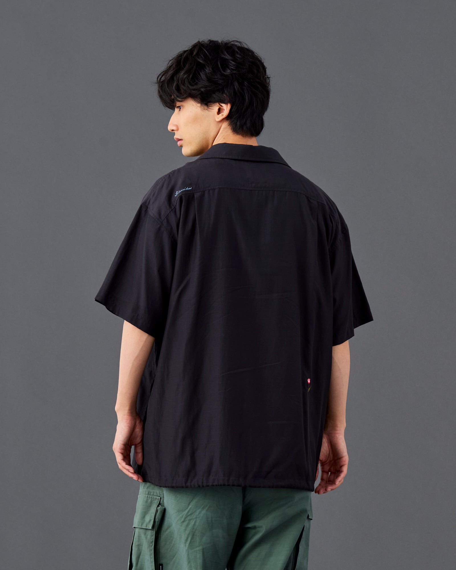 COTTON RAYON S/S SHIRT