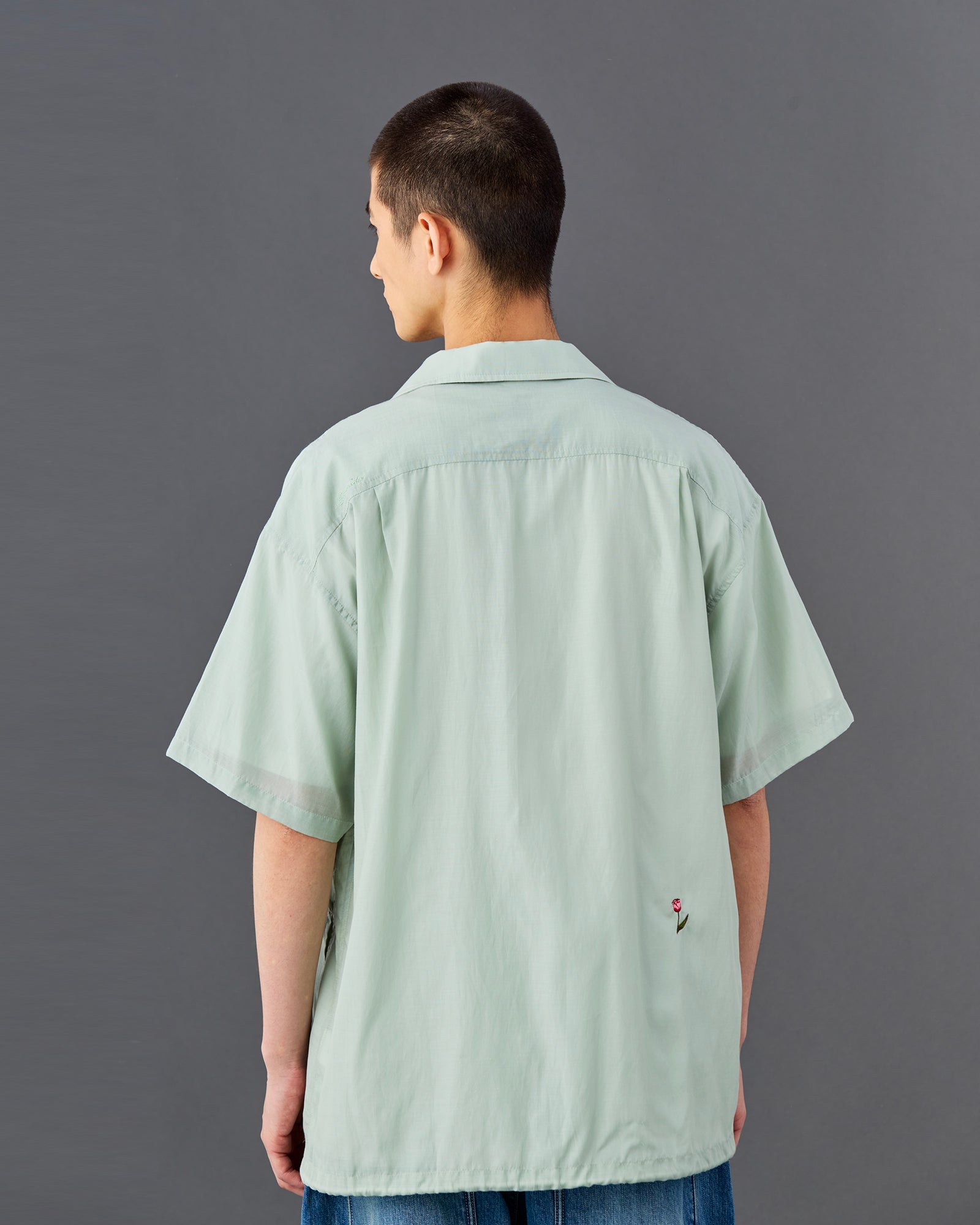 COTTON RAYON S/S SHIRT