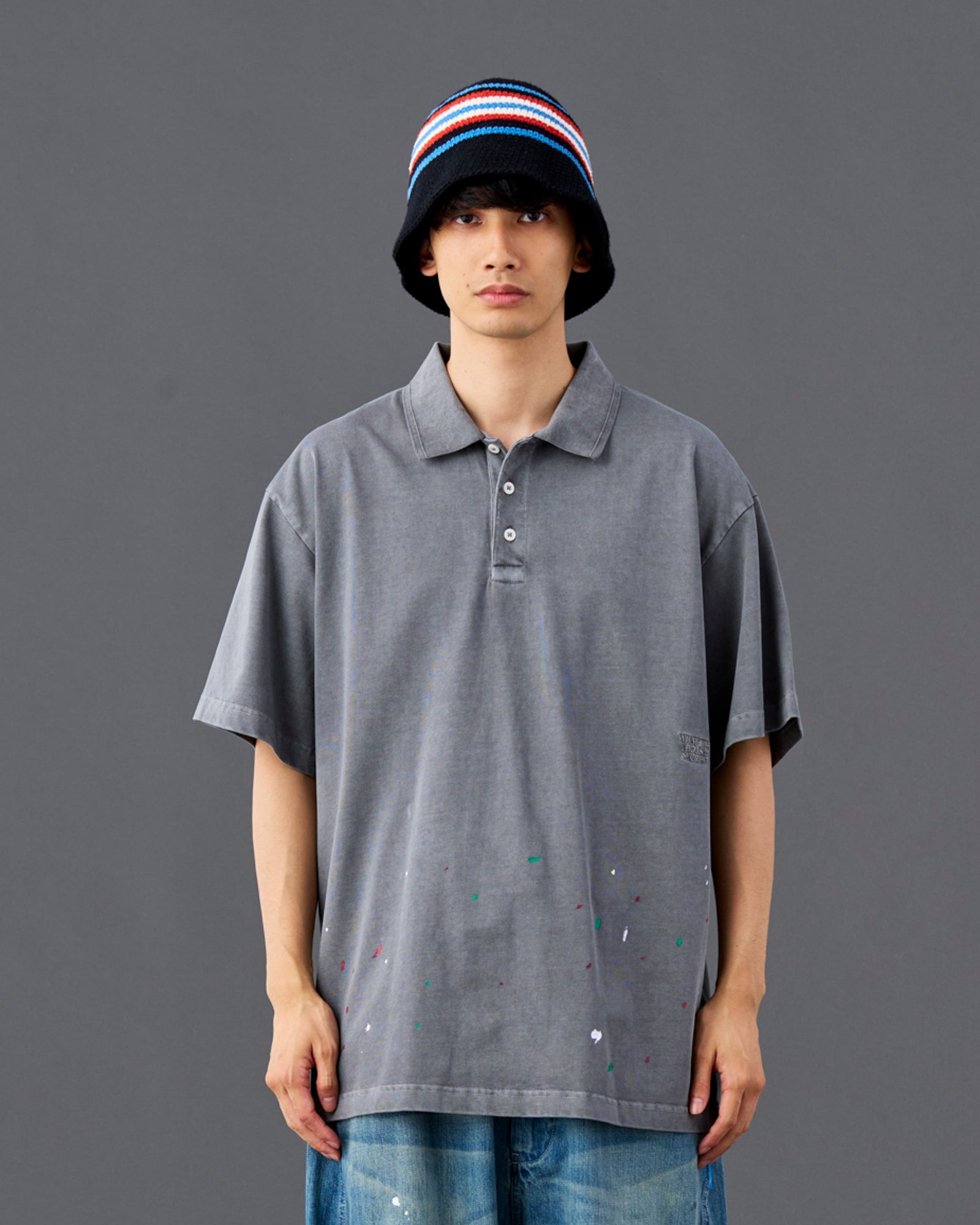 PIGMENT DYED POLO SHIRT