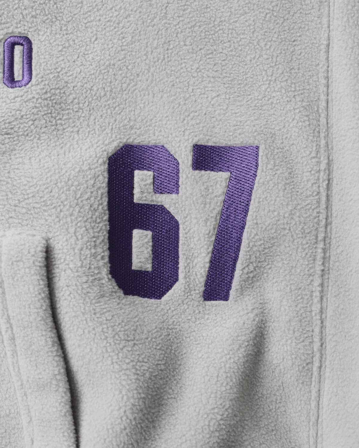 EMBROIDERY FLEECE HOODIE