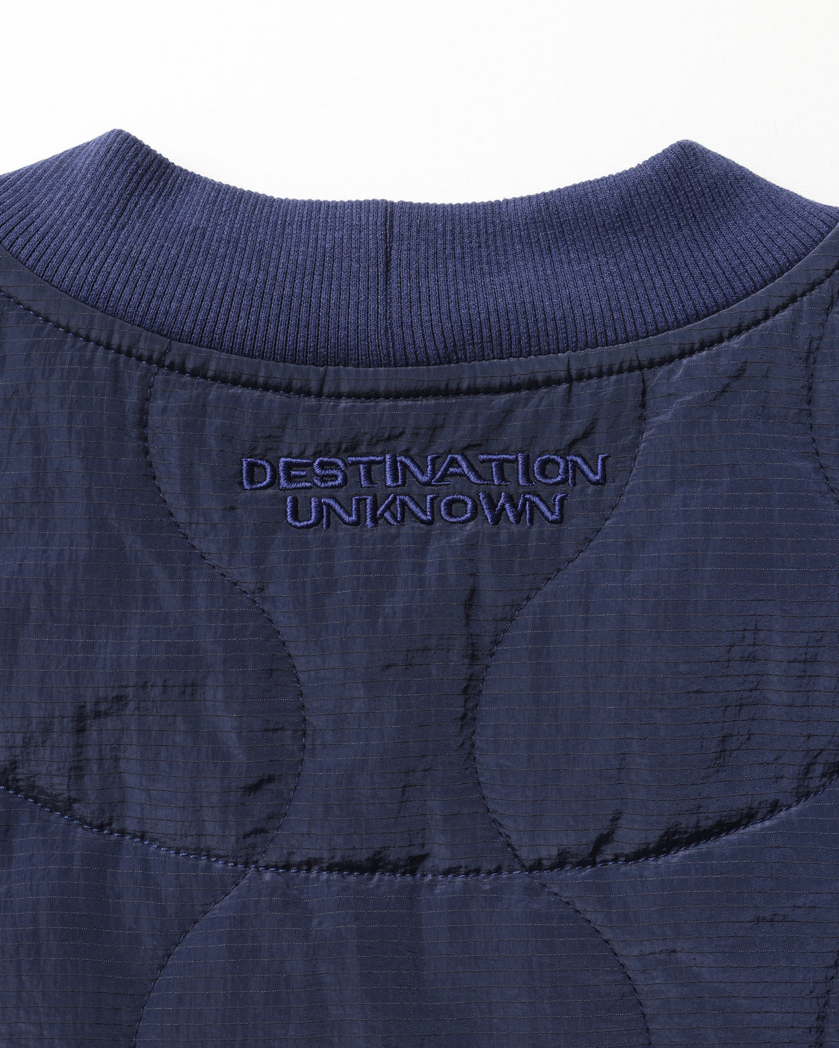 COTTON FLEECE QUILTED CARDIGAN
