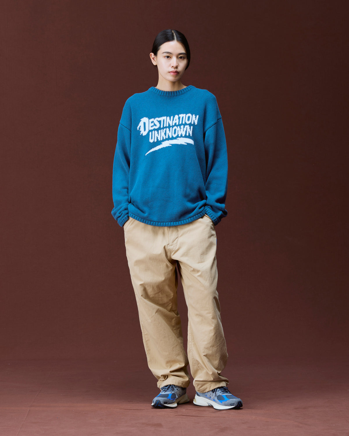 THUNDER LOGO KNIT SWEATER