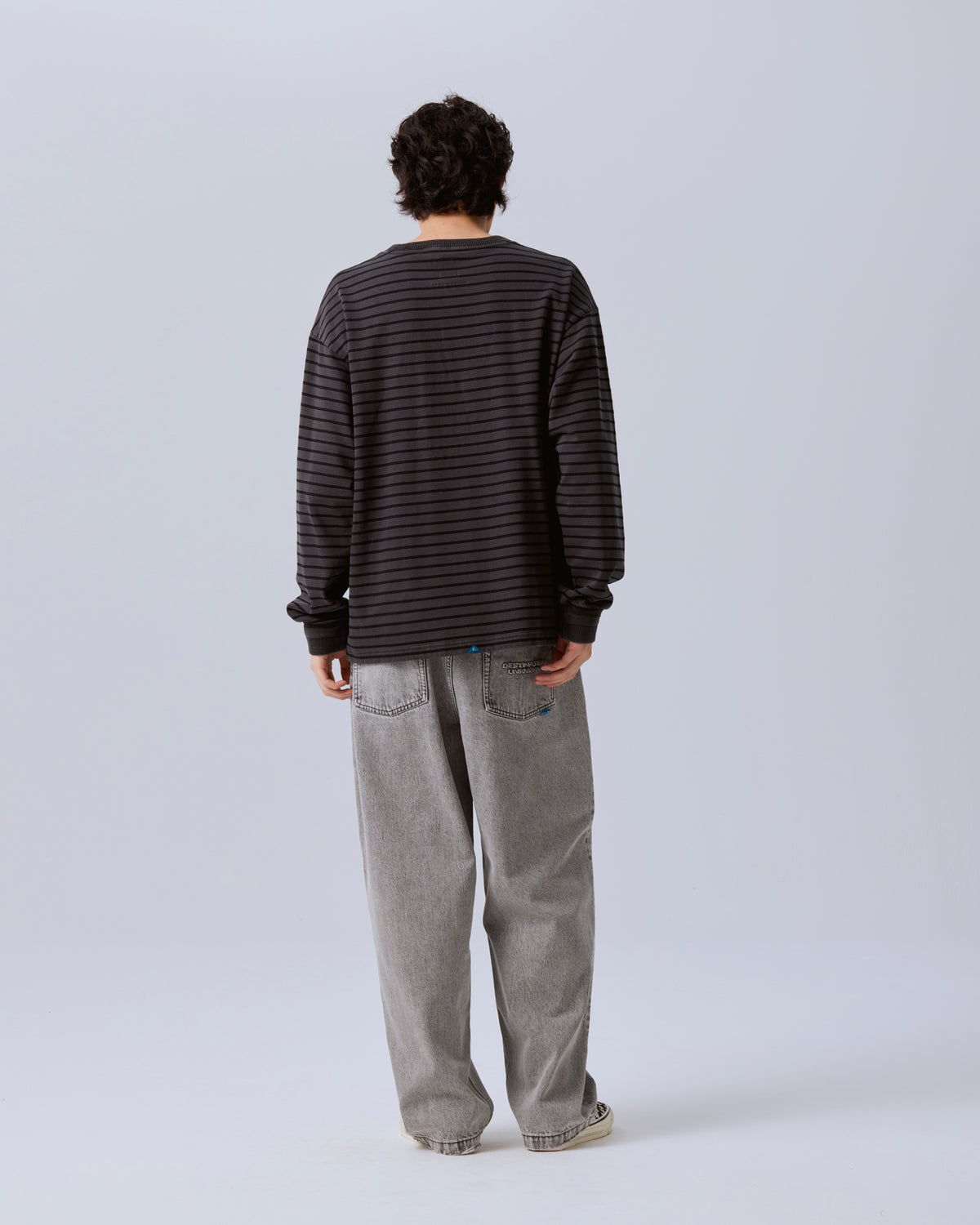 GARMENT DYED STRIPED L/S SHIRT