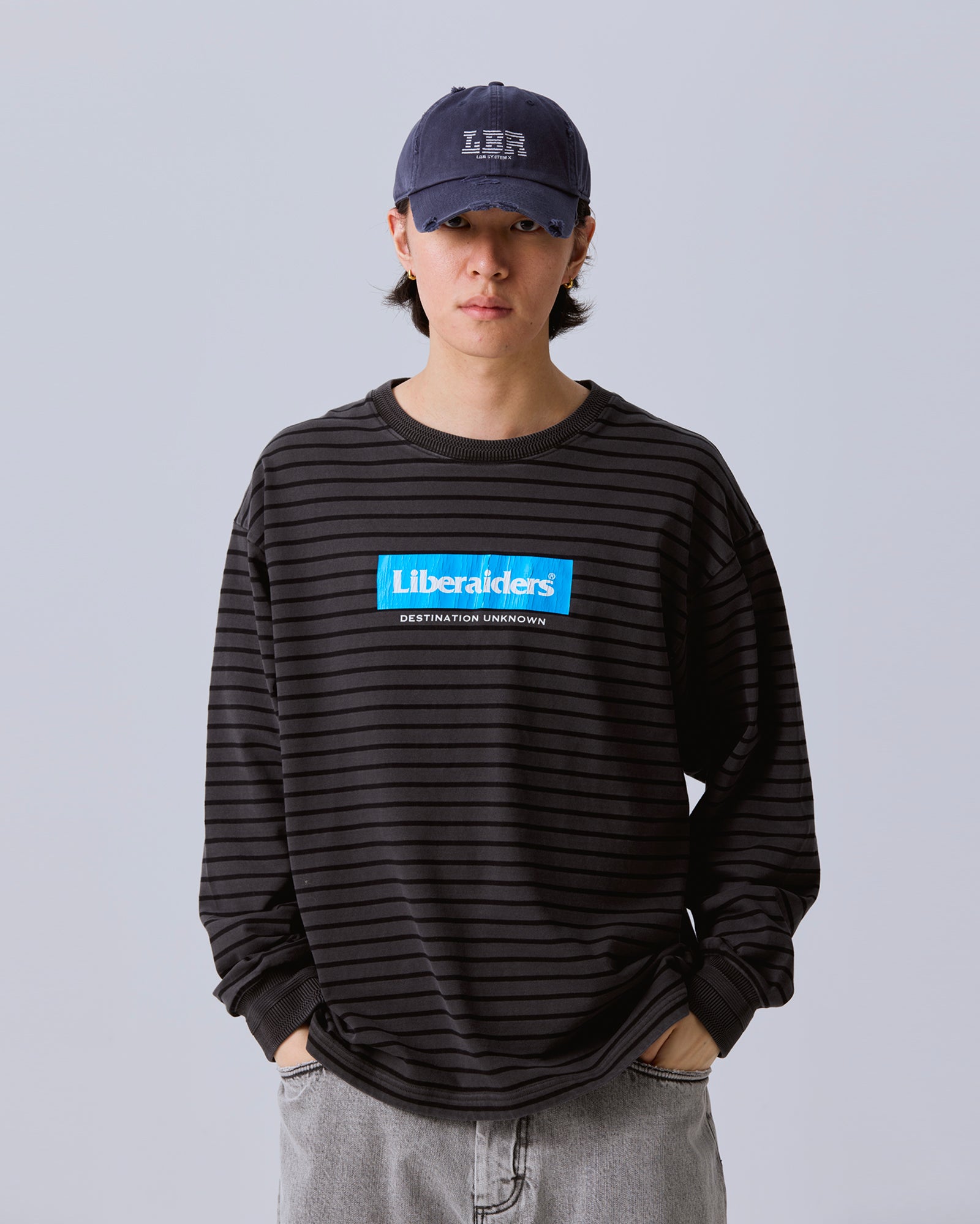GARMENT DYED STRIPED L/S SHIRT