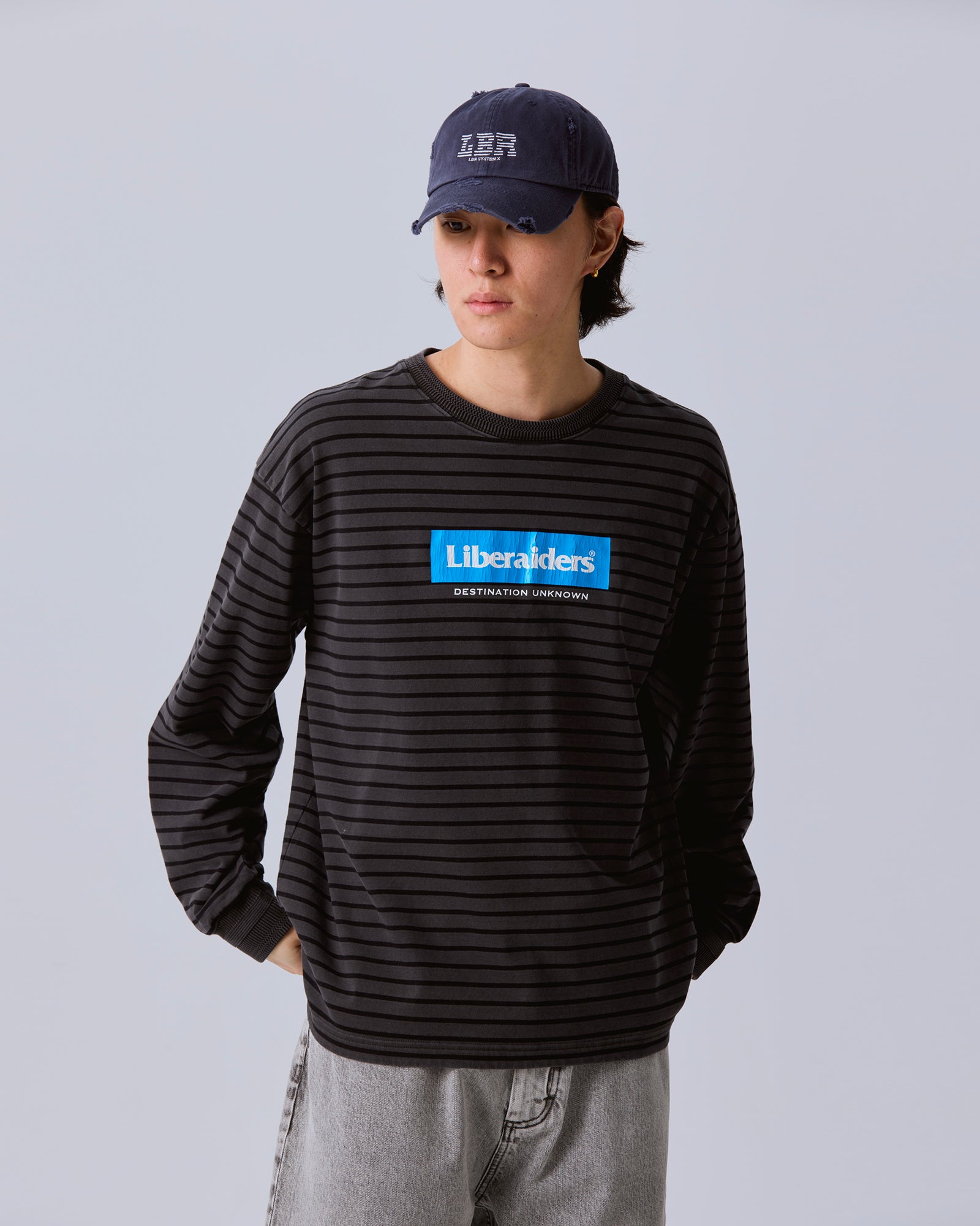 GARMENT DYED STRIPED L/S SHIRT