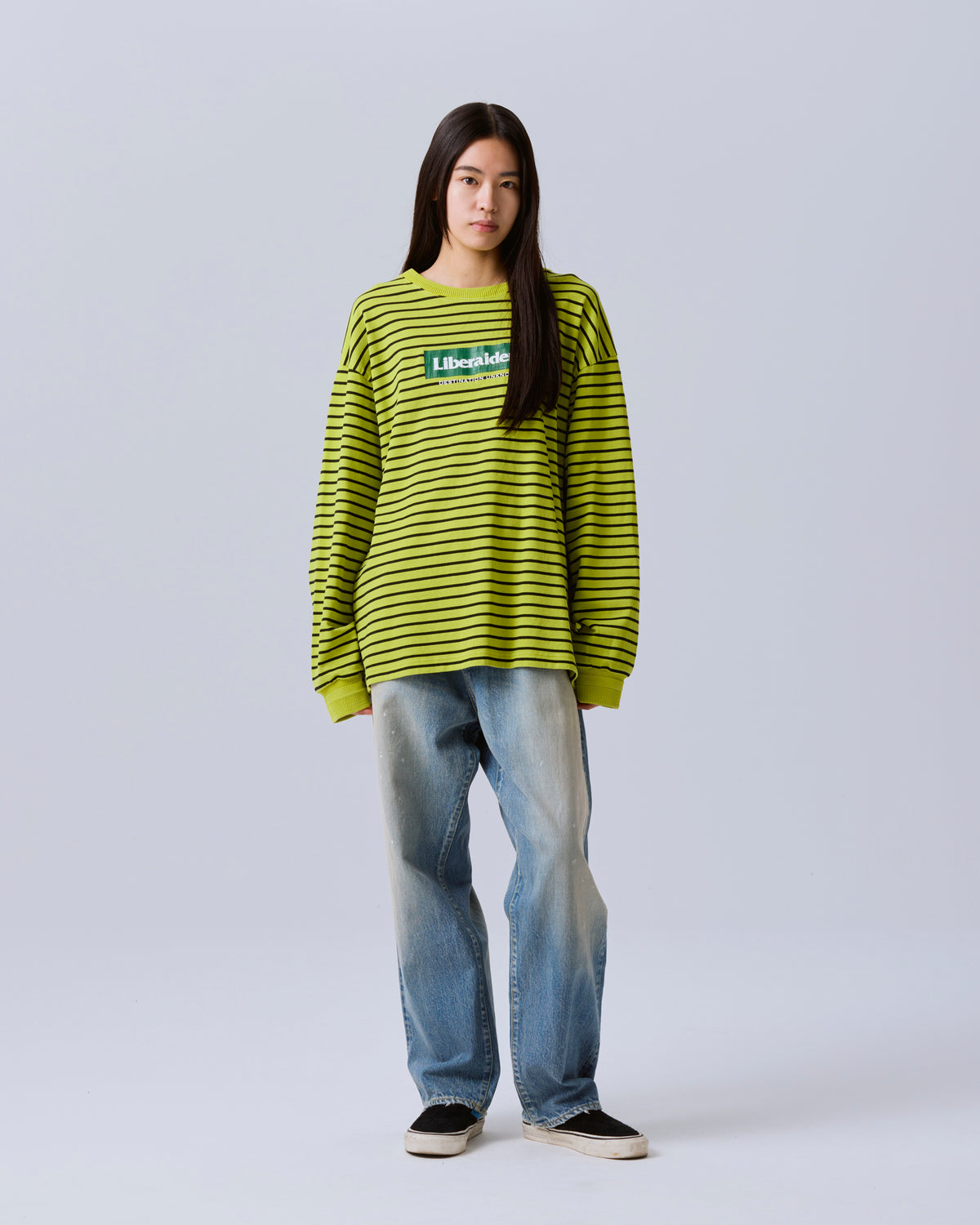 GARMENT DYED STRIPED L/S SHIRT