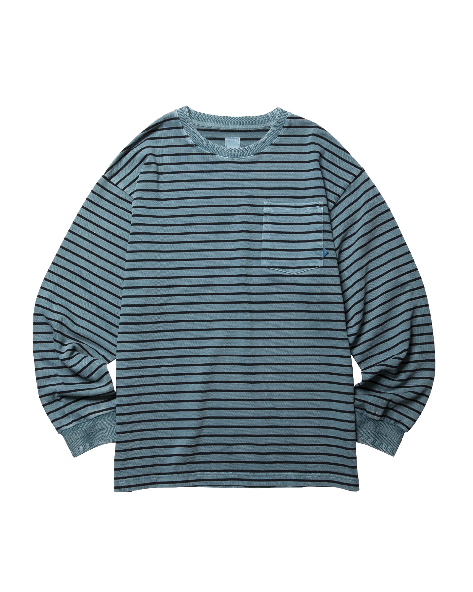 PIGMENT DYED STRIPED L/S SHIRT