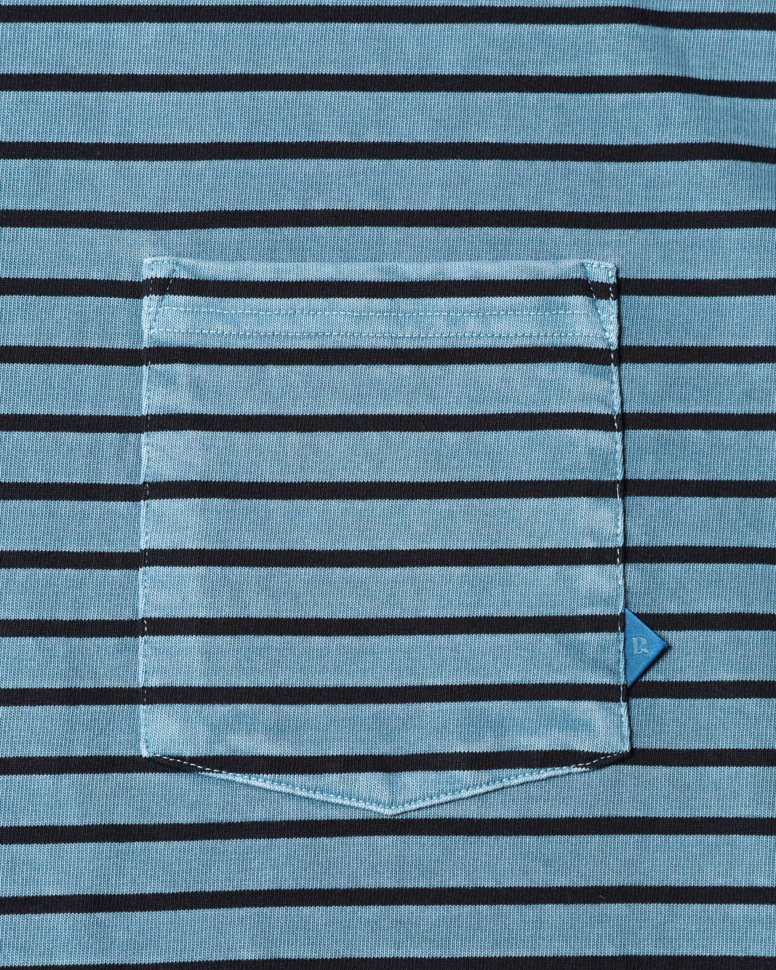 PIGMENT DYED STRIPED L/S SHIRT