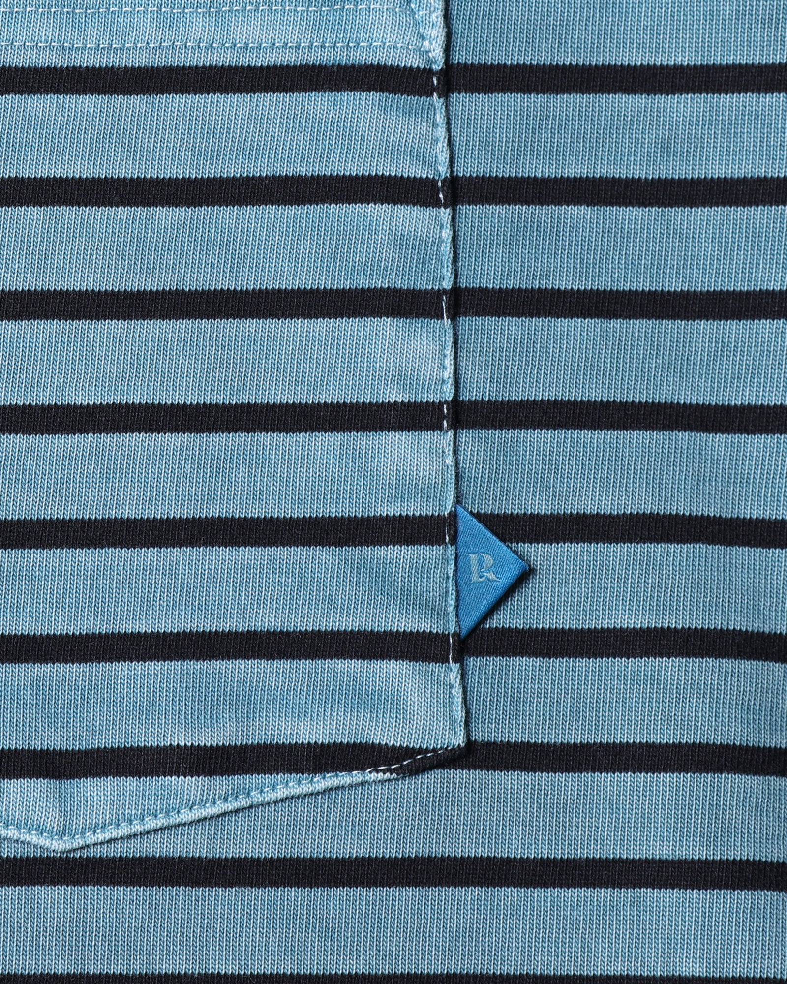 PIGMENT DYED STRIPED L/S SHIRT