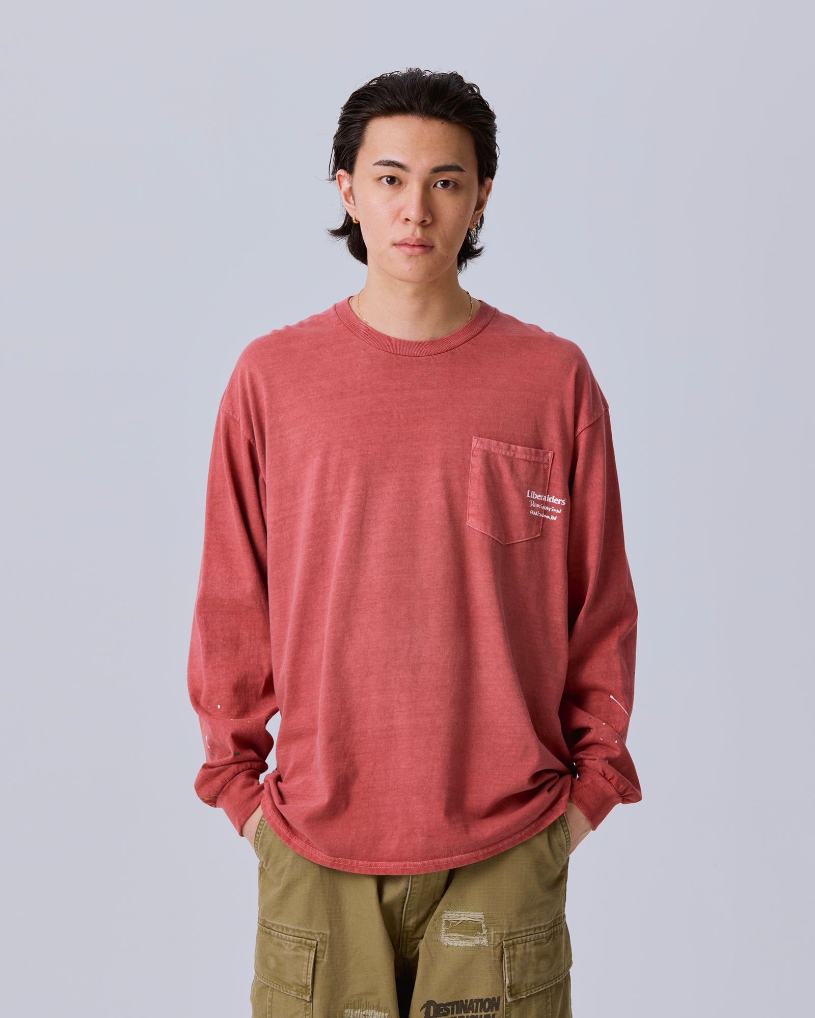 PAINT SPLATTER L/S TEE